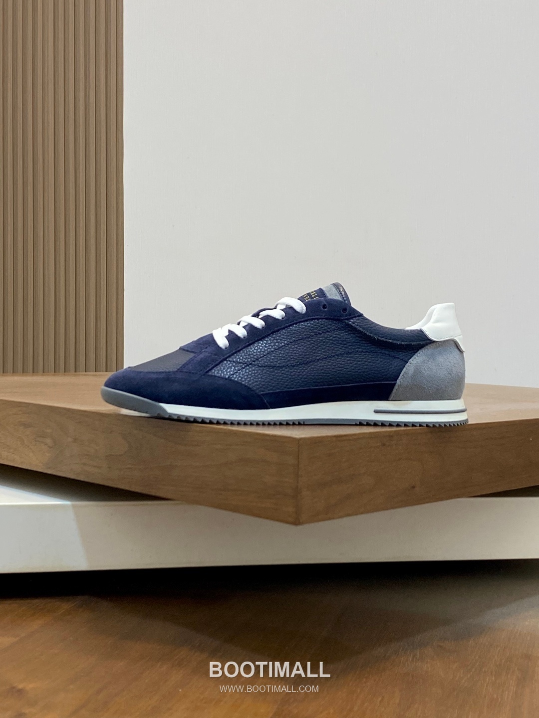 브루넬로쿠치넬리 송아지가죽 스웨이드 믹스 로우탑 베이지 스니커즈 Brunello Cucinelli Calfskin Suede Mix Low-top Beige Sneakers 2