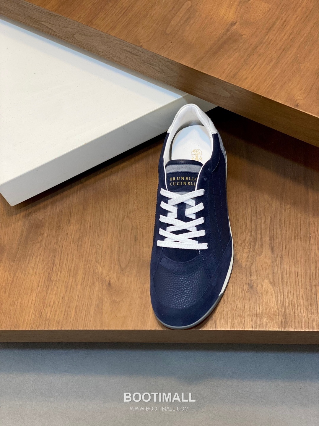 브루넬로쿠치넬리 송아지가죽 스웨이드 믹스 로우탑 베이지 스니커즈 Brunello Cucinelli Calfskin Suede Mix Low-top Beige Sneakers 6