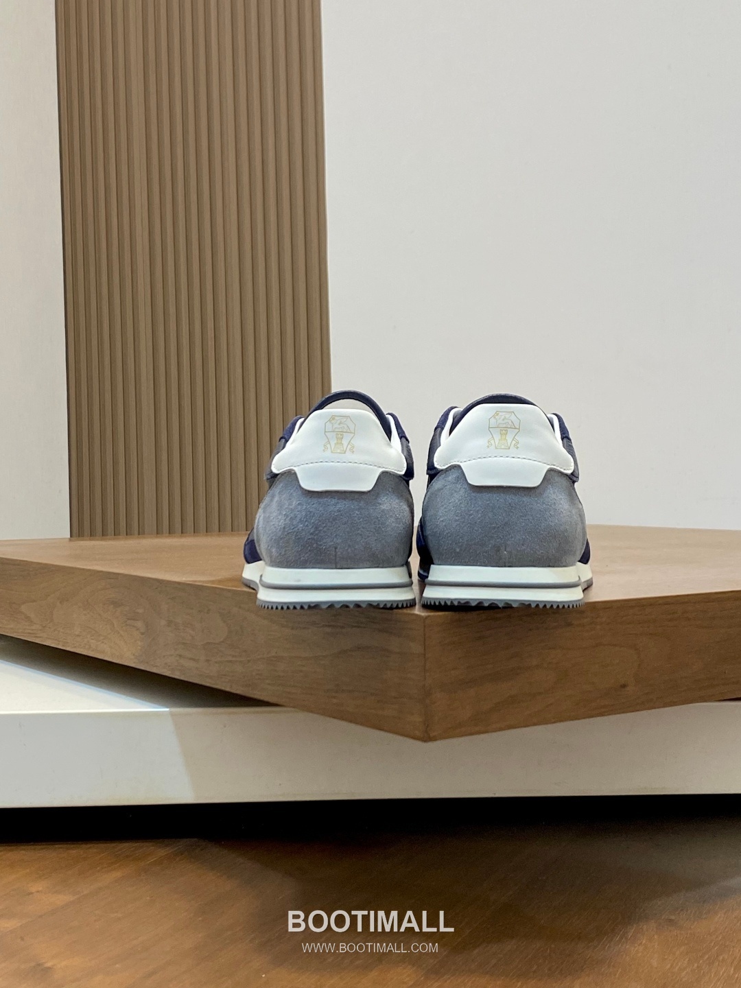 브루넬로쿠치넬리 송아지가죽 스웨이드 믹스 로우탑 베이지 스니커즈 Brunello Cucinelli Calfskin Suede Mix Low-top Beige Sneakers 8