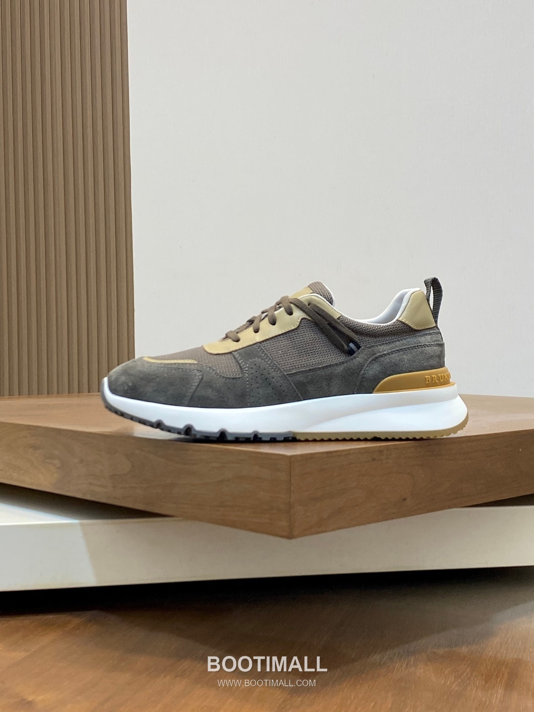 브루넬로쿠치넬리 캐시미어 스웨이드 로우탑 베이지 스니커즈 Brunello Cucinelli Cashmere Suede Low-top Beige Sneakers 2