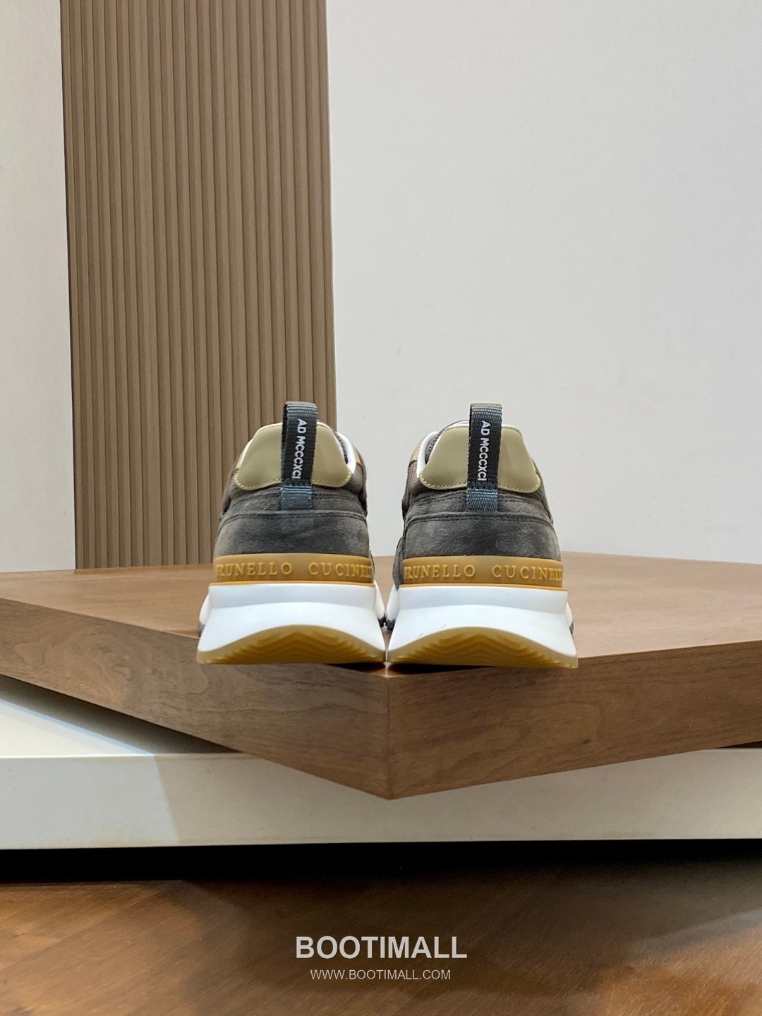 브루넬로쿠치넬리 캐시미어 스웨이드 로우탑 베이지 스니커즈 Brunello Cucinelli Cashmere Suede Low-top Beige Sneakers 8