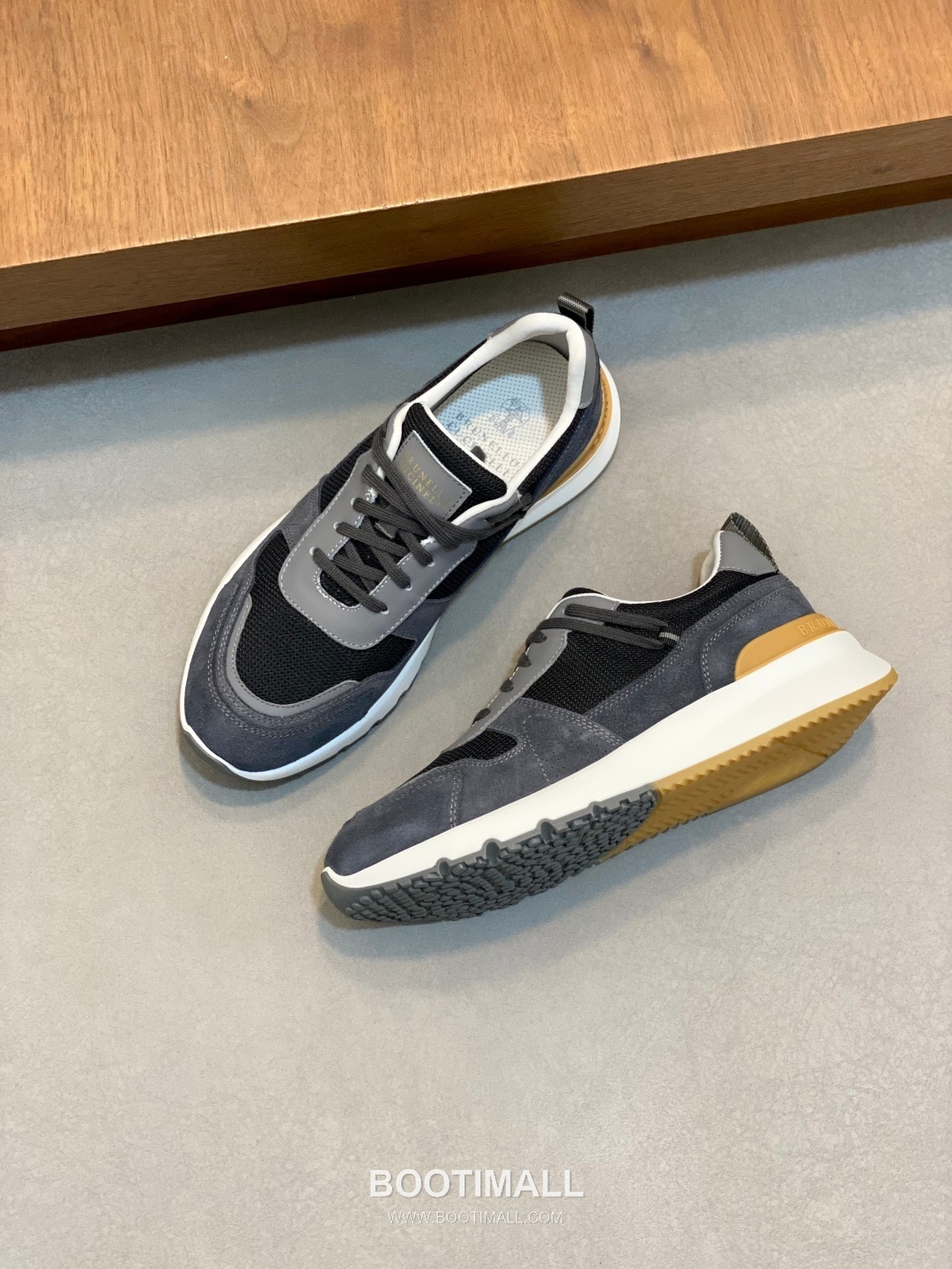 브루넬로쿠치넬리 캐시미어 스웨이드 로우탑 베이지 스니커즈 Brunello Cucinelli Cashmere Suede Low-top Beige Sneakers 5