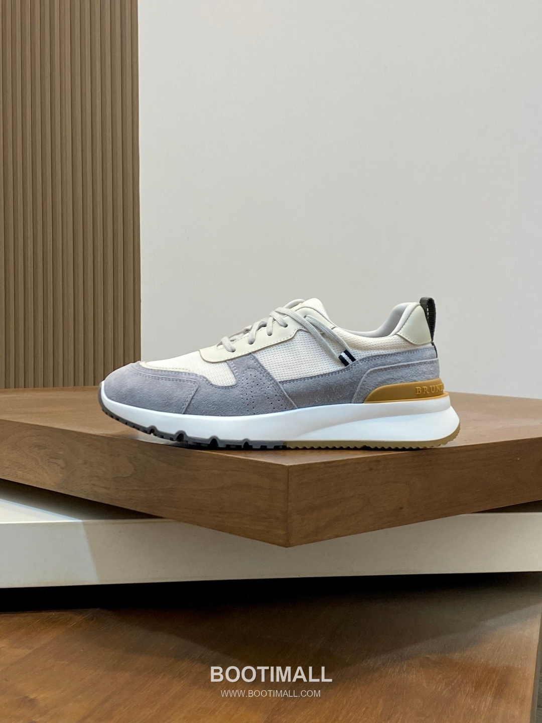 브루넬로쿠치넬리 캐시미어 스웨이드 로우탑 베이지 스니커즈 Brunello Cucinelli Cashmere Suede Low-top Beige Sneakers 2