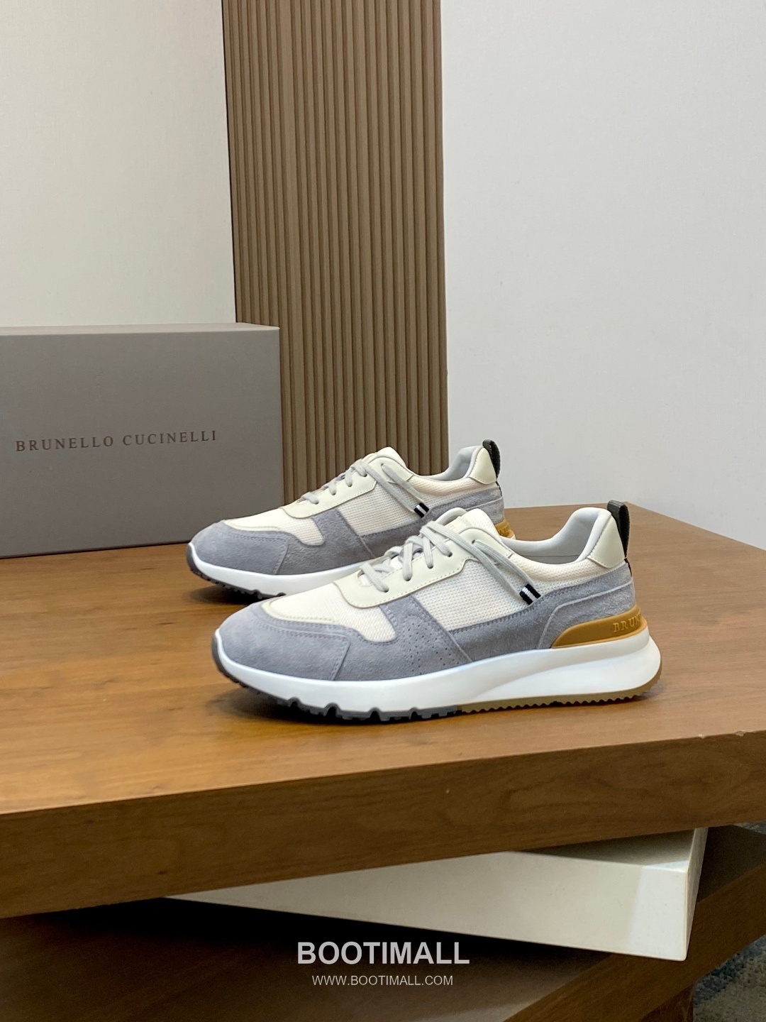 브루넬로쿠치넬리 캐시미어 스웨이드 로우탑 베이지 스니커즈 Brunello Cucinelli Cashmere Suede Low-top Beige Sneakers 3