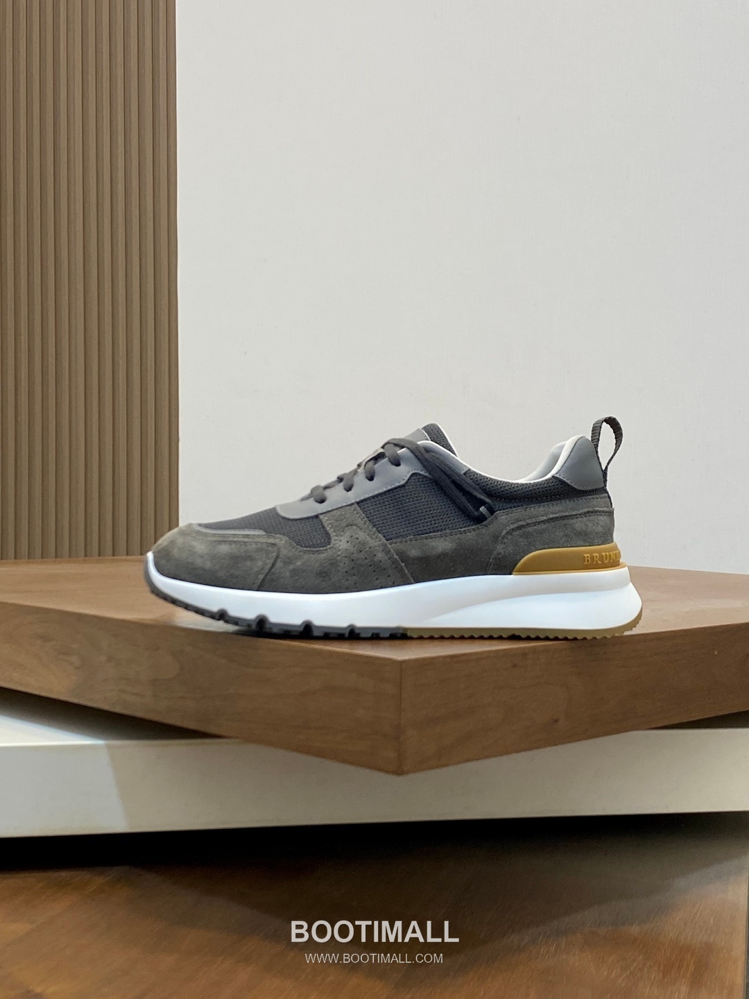 브루넬로쿠치넬리 캐시미어 스웨이드 로우탑 베이지 스니커즈 Brunello Cucinelli Cashmere Suede Low-top Beige Sneakers 2