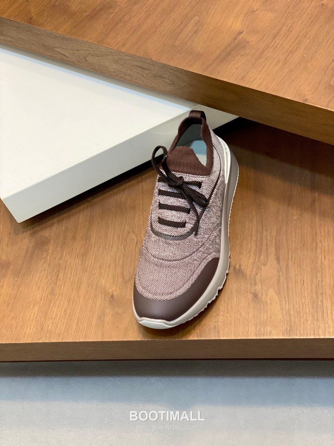 브루넬로쿠치넬리 스웨이드 니트믹스 로우탑 베이지 스니커즈 Brunello Cucinelli Suede Knit Mix Low-top Beige Sneakers 6