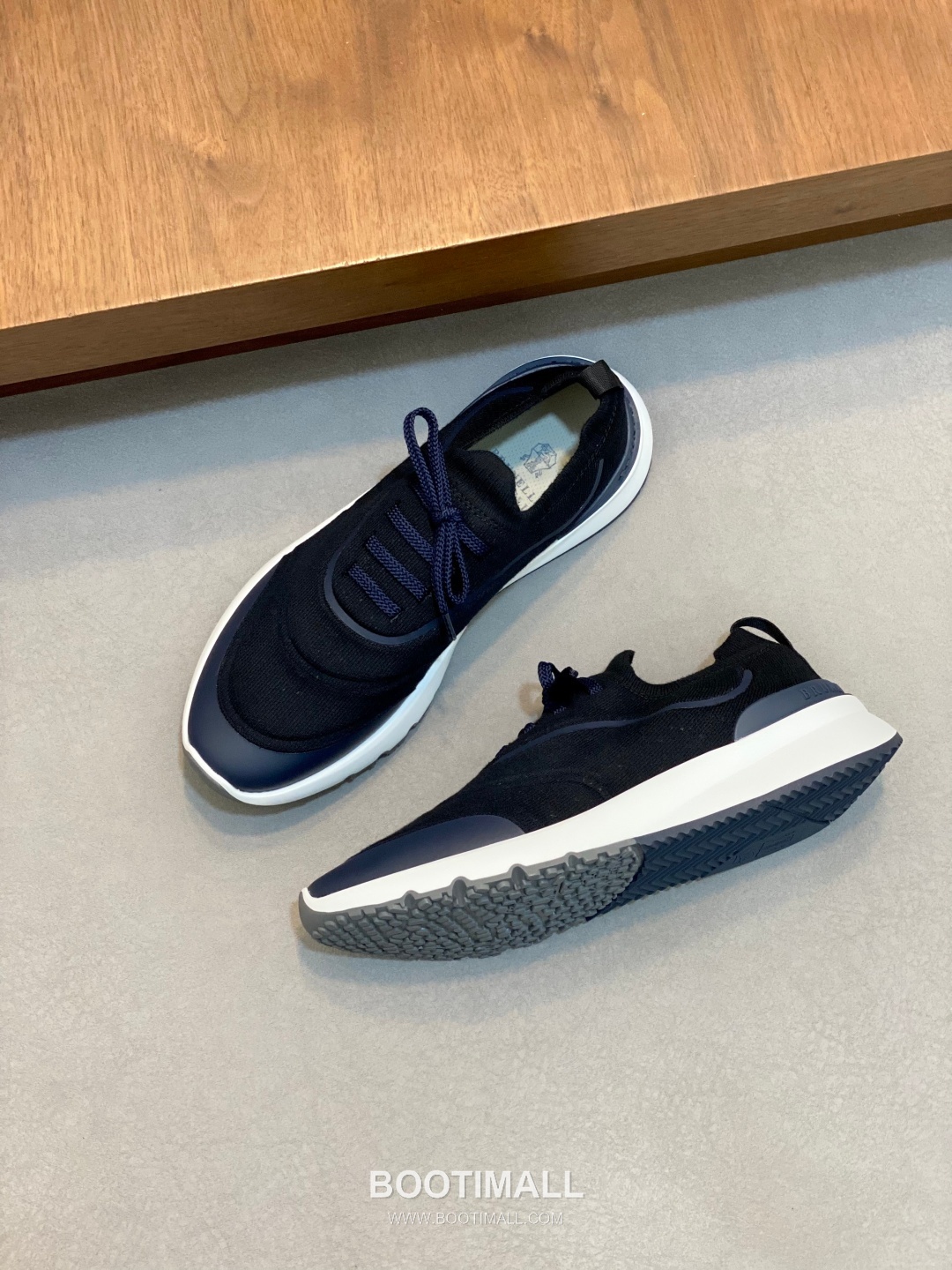 브루넬로쿠치넬리 스웨이드 니트믹스 로우탑 베이지 스니커즈 Brunello Cucinelli Suede Knit Mix Low-top Beige Sneakers 5