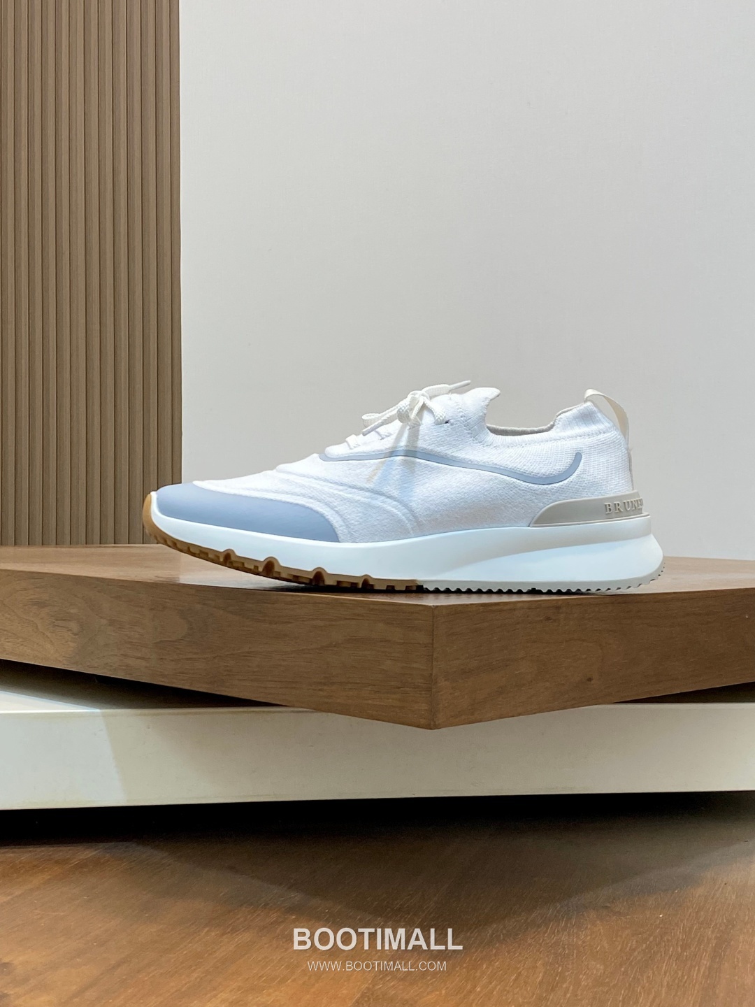 브루넬로쿠치넬리 스웨이드 니트믹스 로우탑 베이지 스니커즈 Brunello Cucinelli Suede Knit Mix Low-top Beige Sneakers 2