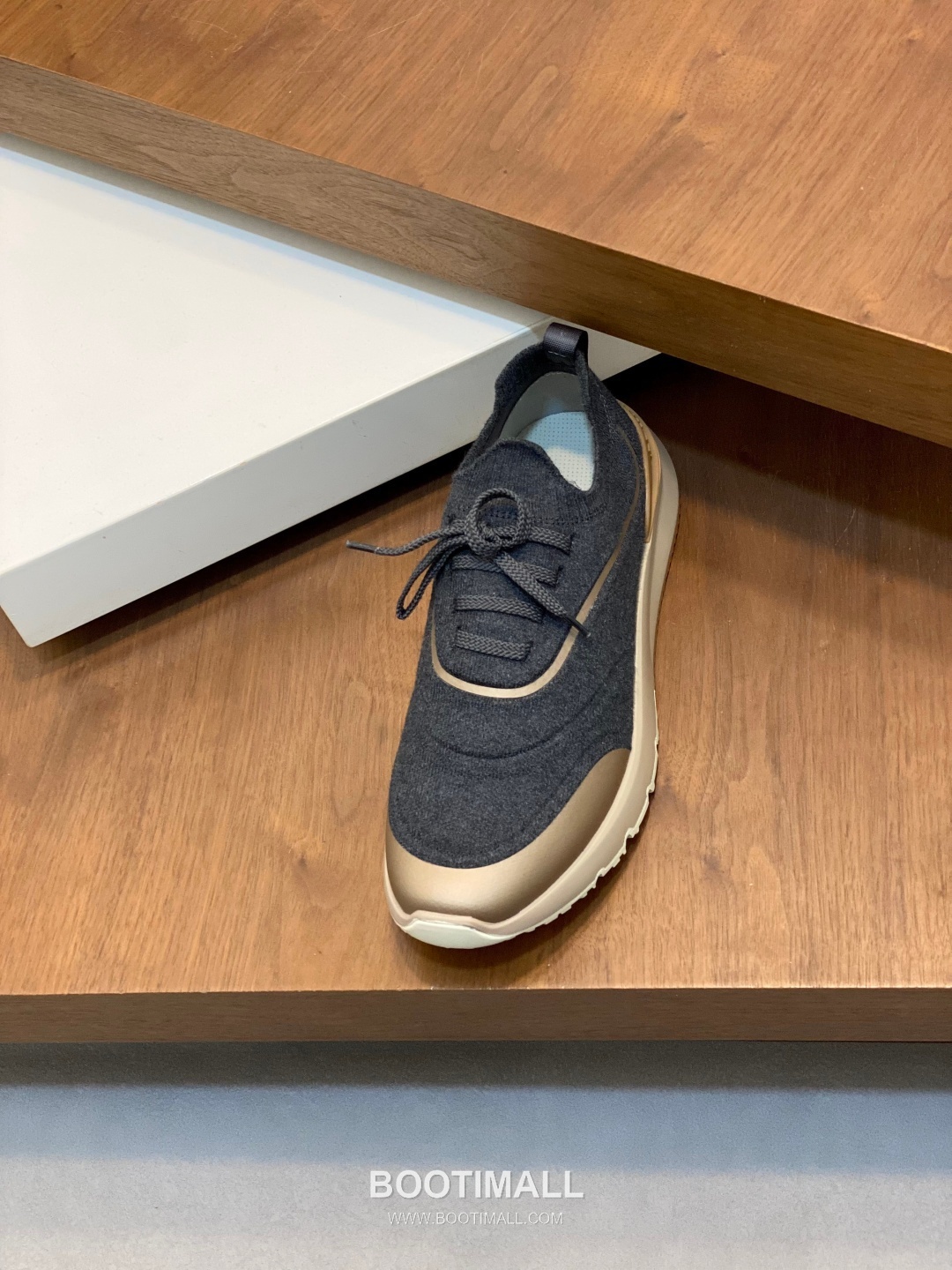 브루넬로쿠치넬리 스웨이드 니트믹스 로우탑 베이지 스니커즈 Brunello Cucinelli Suede Knit Mix Low-top Beige Sneakers 6