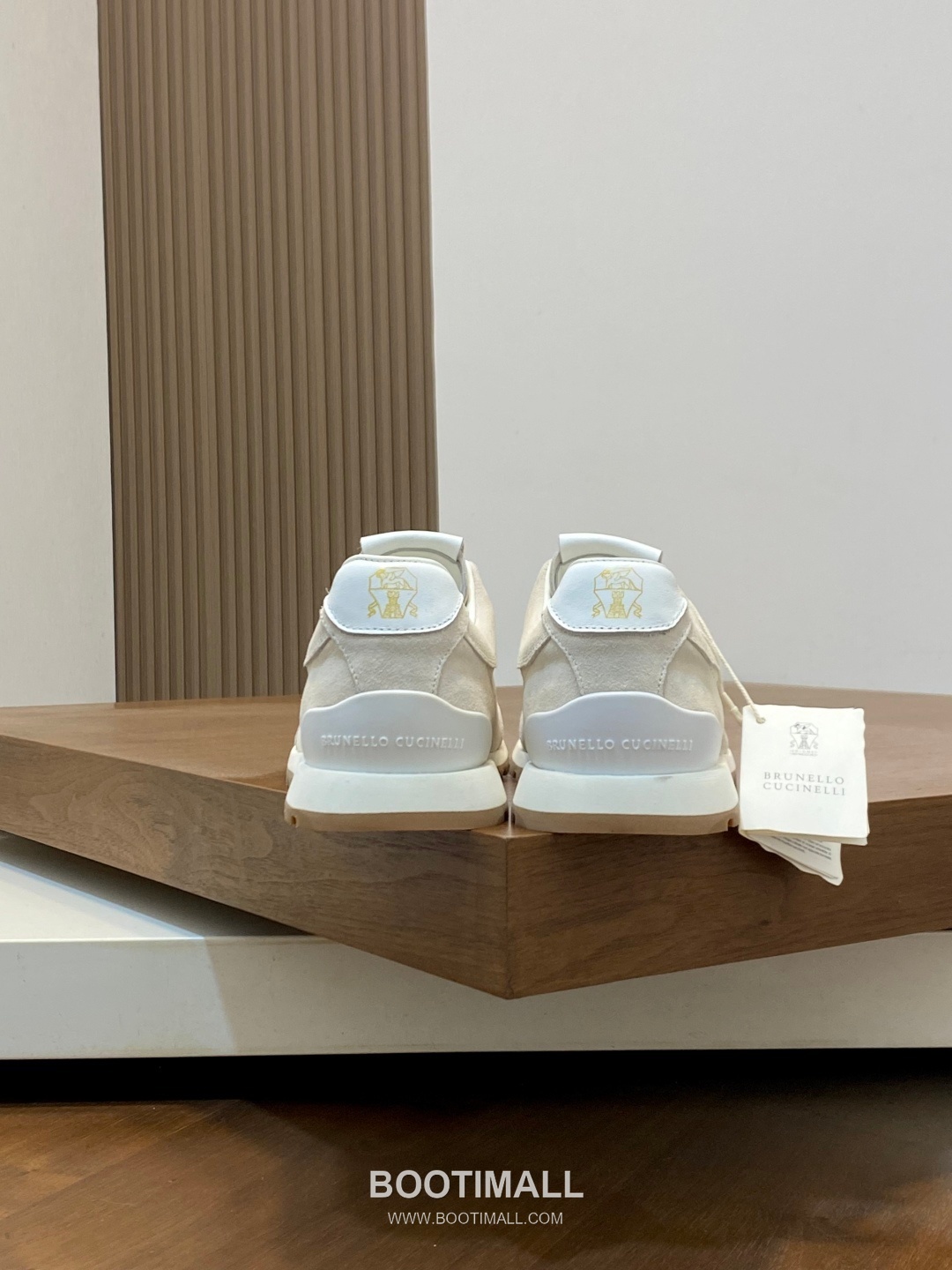 브루넬로쿠치넬리 송아지가죽 스웨이드믹스 로우탑 베이지 스니커즈 Brunello Cucinelli Calfskin Suede Mix Low-top Beige Sneakers 8