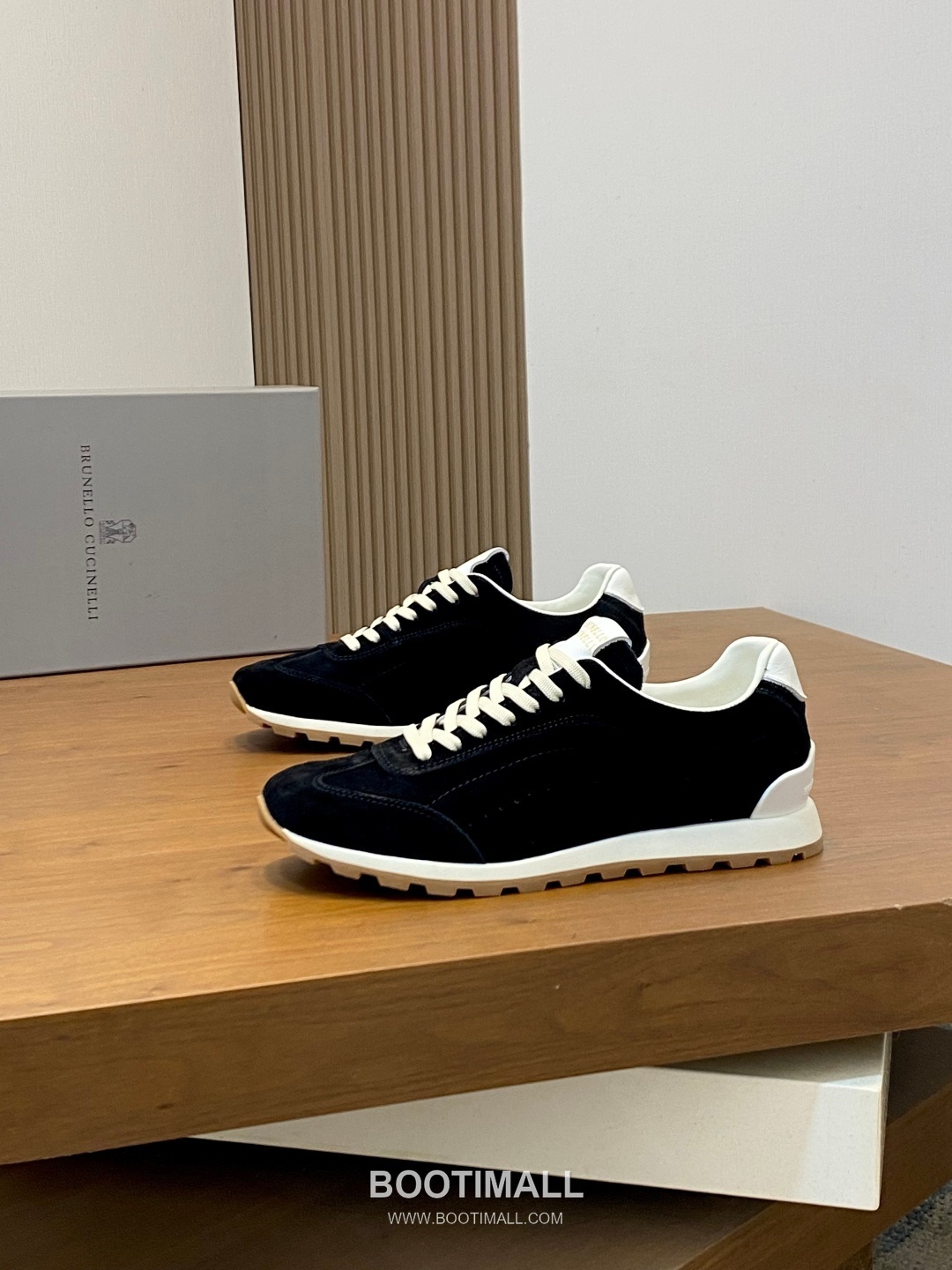 브루넬로쿠치넬리 송아지가죽 스웨이드믹스 로우탑 베이지 스니커즈 Brunello Cucinelli Calfskin Suede Mix Low-top Beige Sneakers 3