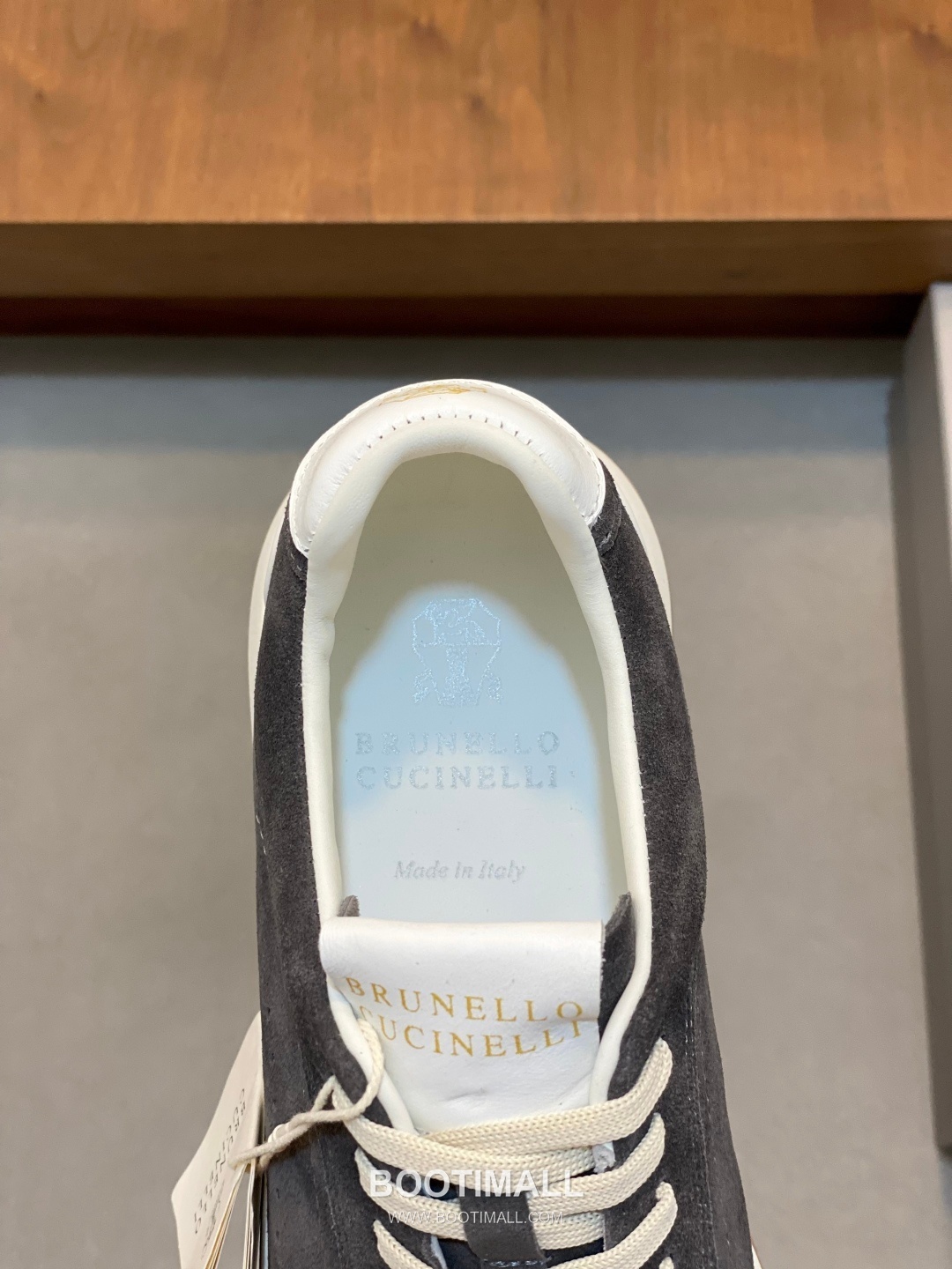 브루넬로쿠치넬리 송아지가죽 스웨이드믹스 로우탑 베이지 스니커즈 Brunello Cucinelli Calfskin Suede Mix Low-top Beige Sneakers 7