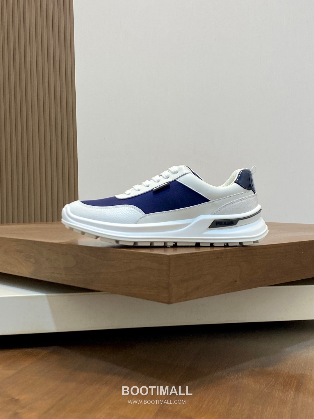 프라다 송아지가죽 나일론 믹스 로고디테일 블랙 스니커즈 Prada Calfskin Nylon Mix Logo Detail Black Sneakers 2