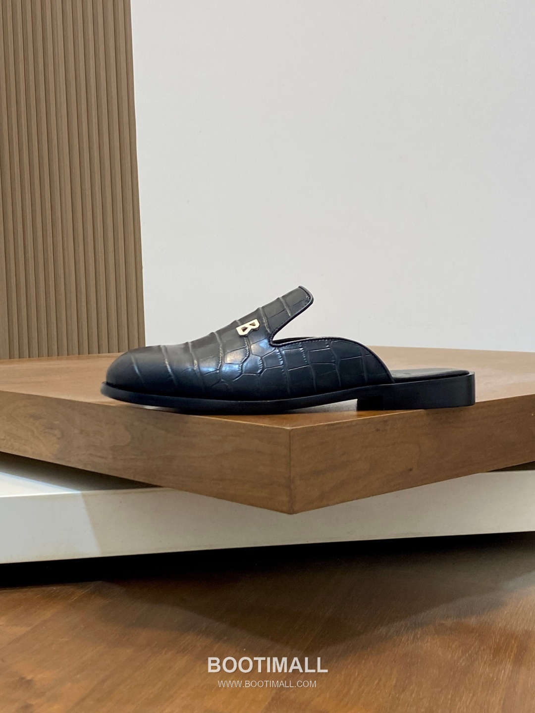 벨루티 송아지가죽 오픈백 블랙 뮬 로퍼 Berluti Calfskin Open-back Black Mule Loafers 2