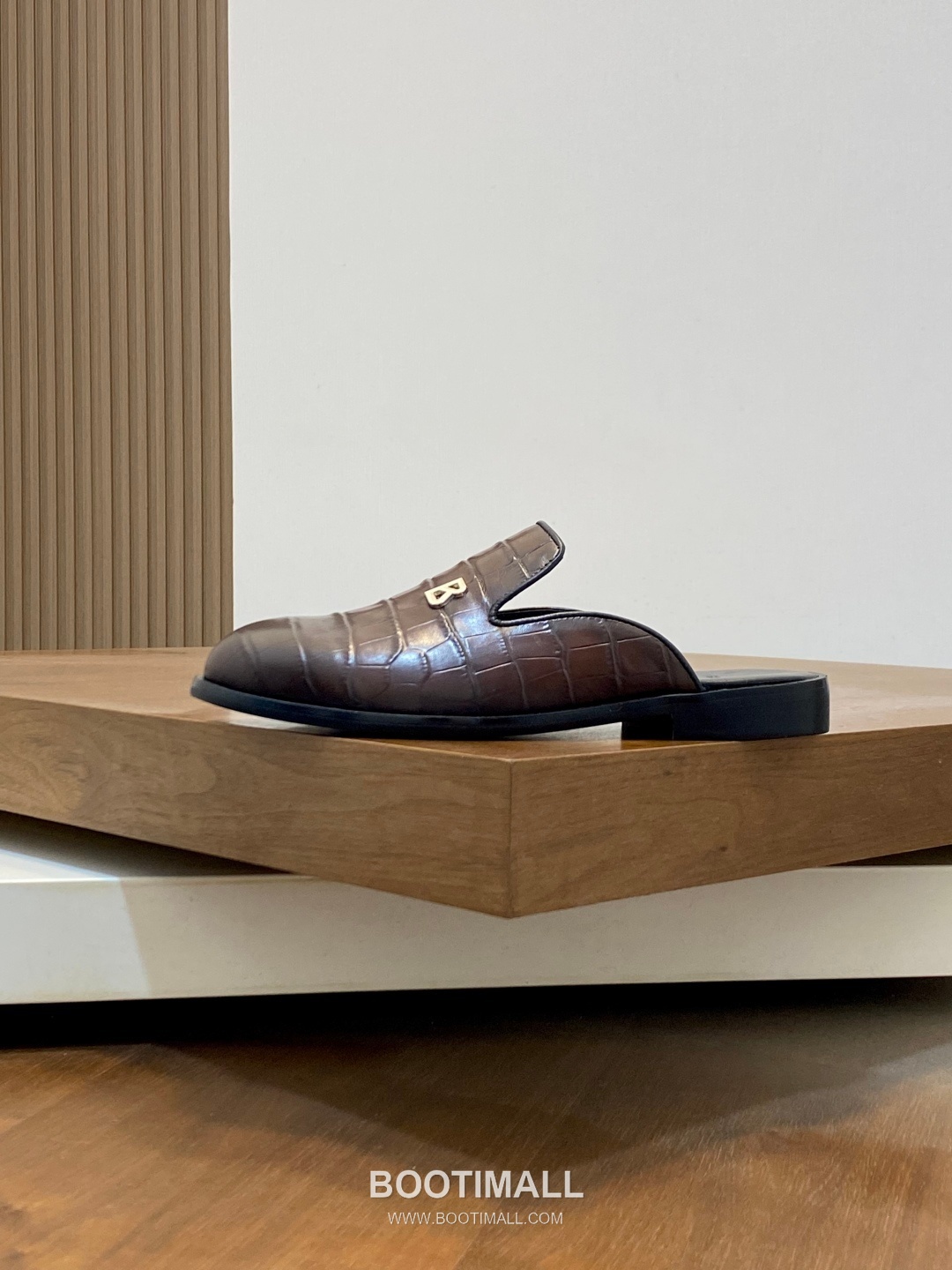 벨루티 송아지가죽 오픈백 블랙 뮬 로퍼 Berluti Calfskin Open-back Black Mule Loafers 2