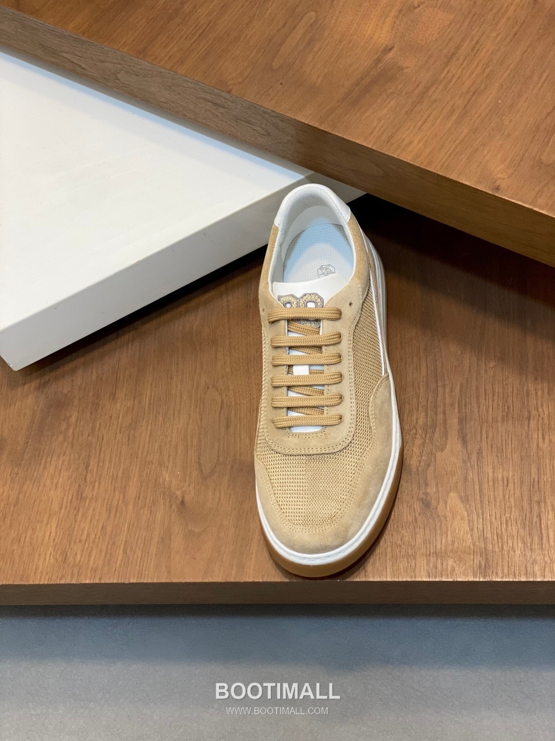 브루넬로쿠치넬리 캐시미어 스웨이드 로우탑 베이지 스니커즈 Brunello Cucinelli Cashmere Suede Low-top Beige Sneakers 6