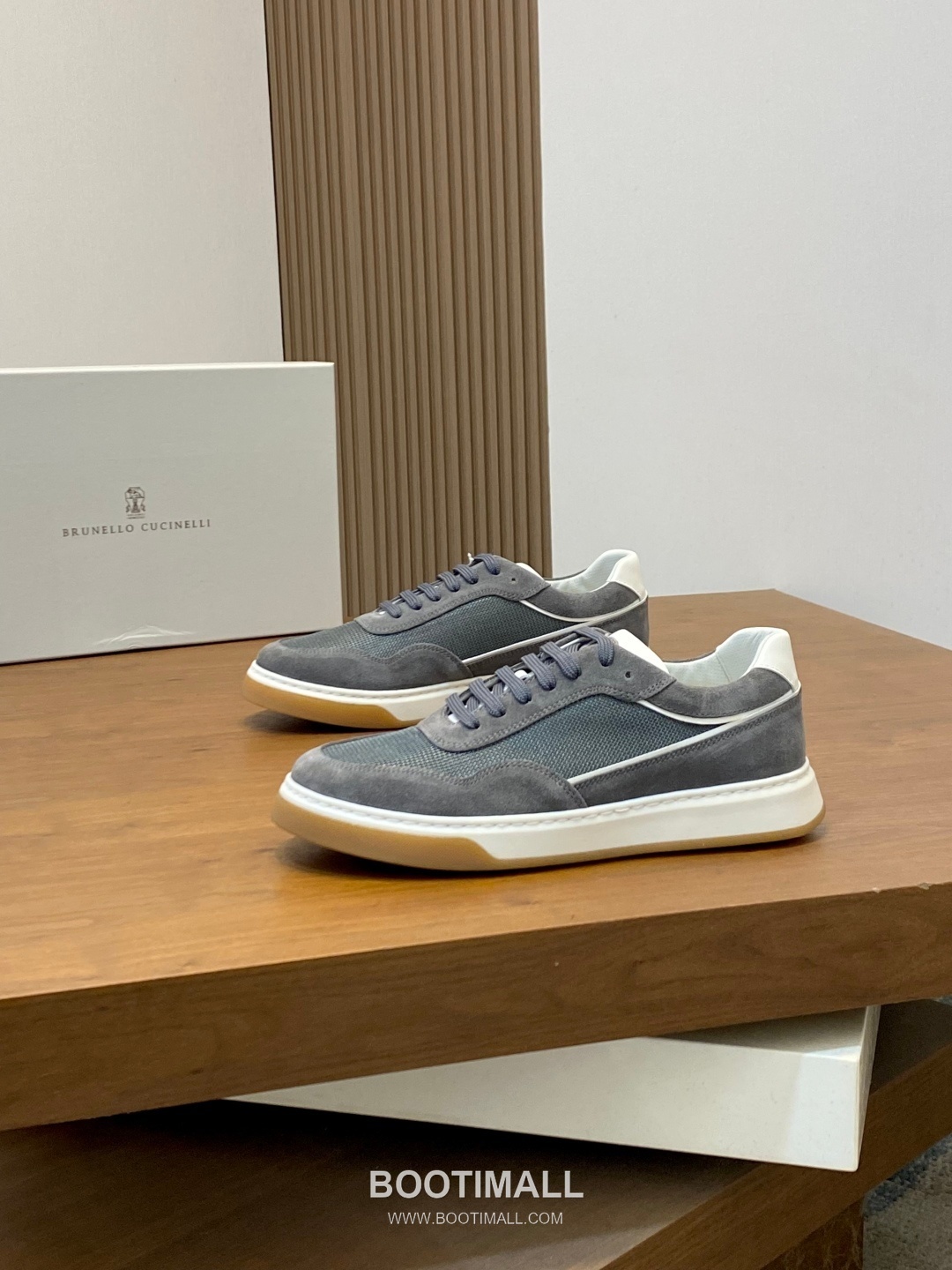 브루넬로쿠치넬리 캐시미어 스웨이드 로우탑 베이지 스니커즈 Brunello Cucinelli Cashmere Suede Low-top Beige Sneakers 3