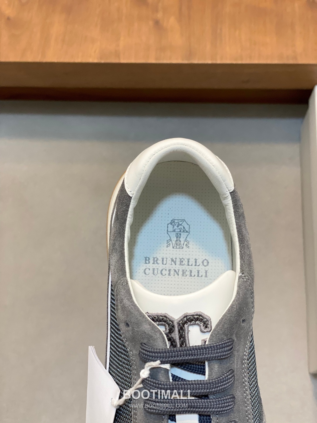 브루넬로쿠치넬리 캐시미어 스웨이드 로우탑 베이지 스니커즈 Brunello Cucinelli Cashmere Suede Low-top Beige Sneakers 7