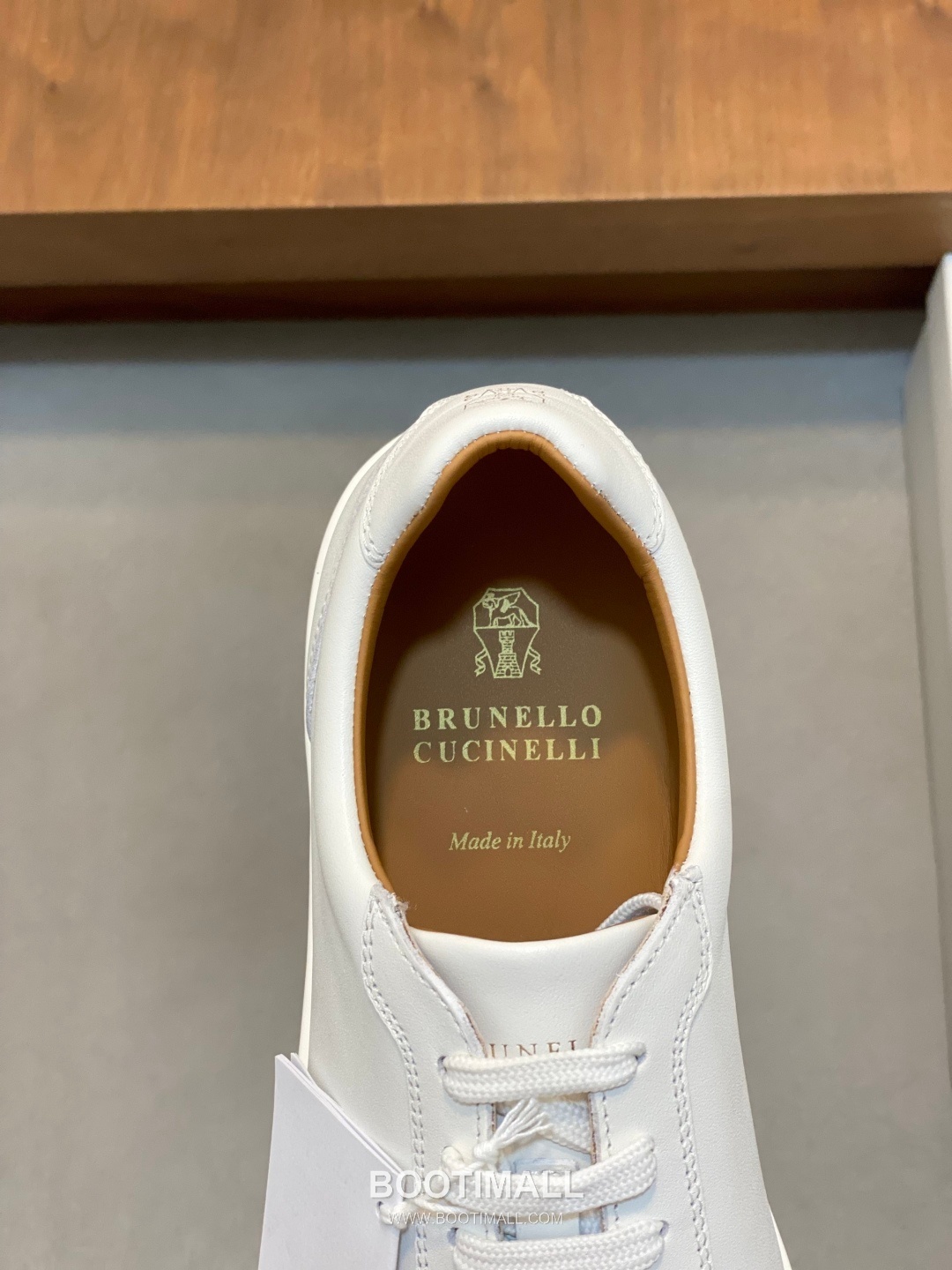 브루넬로쿠치넬리 캐시미어 스웨이드 펀칭디테일 로우탑 베이지 스니커즈 Brunello Cucinelli Cashmere Suede Perforated Low-top Beige Sneakers 7