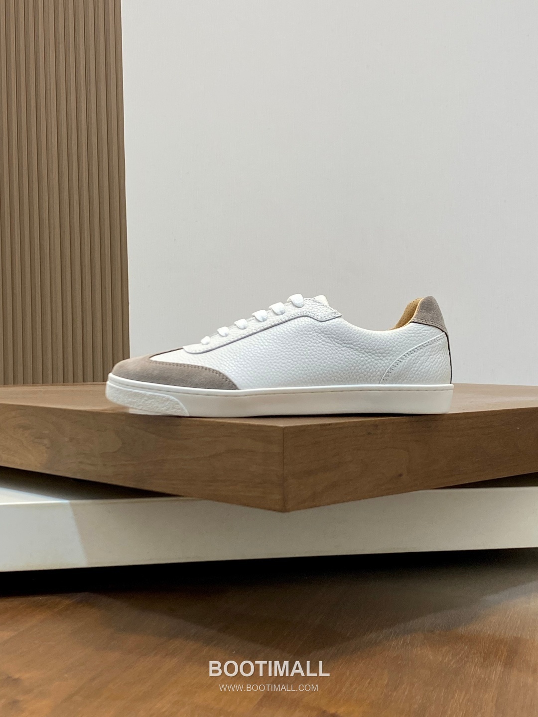 브루넬로쿠치넬리 캐시미어 스웨이드 펀칭디테일 로우탑 베이지 스니커즈 Brunello Cucinelli Cashmere Suede Perforated Low-top Beige Sneakers 2