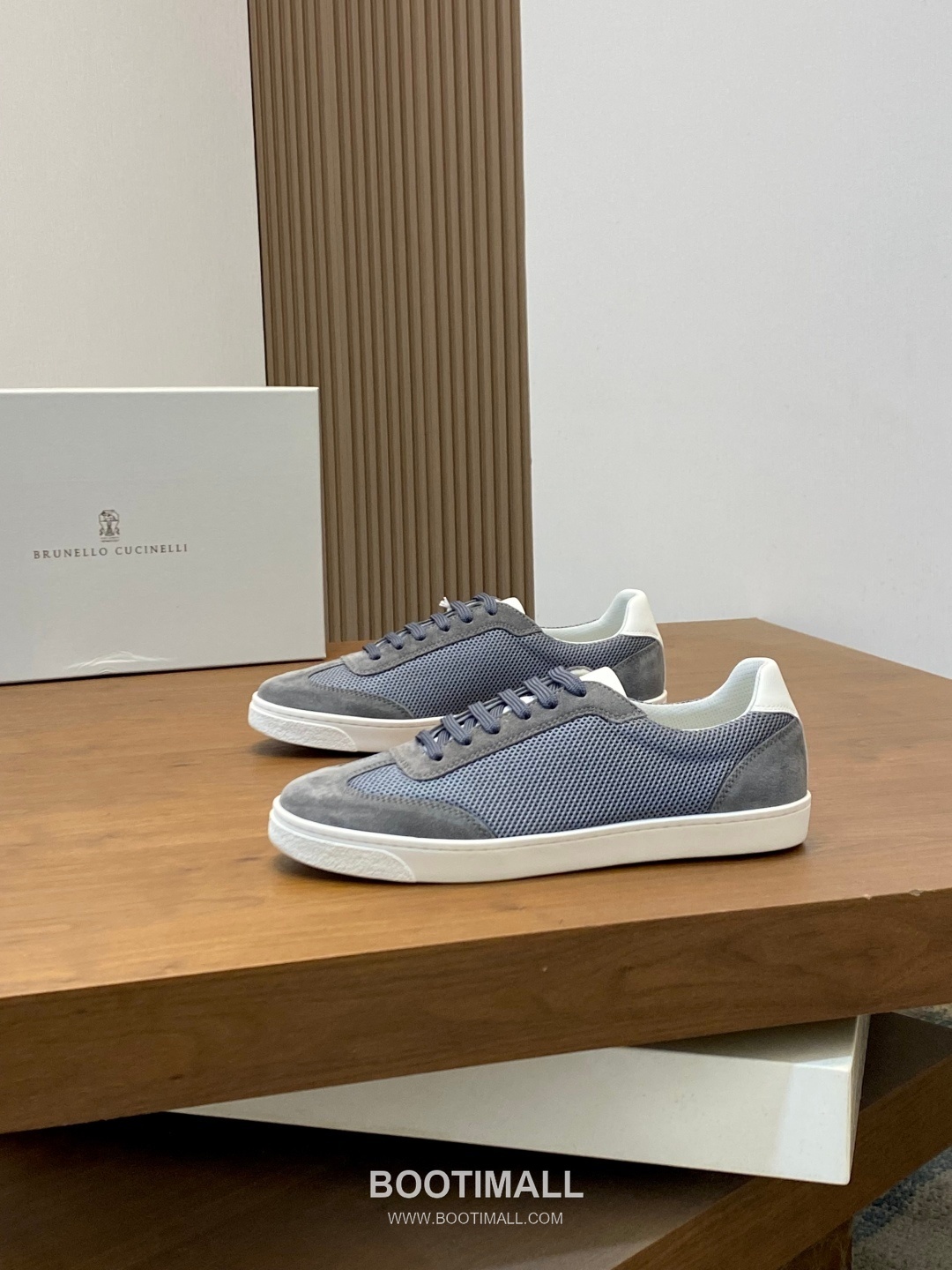 브루넬로쿠치넬리 캐시미어 스웨이드 펀칭디테일 로우탑 베이지 스니커즈 Brunello Cucinelli Cashmere Suede Perforated Low-top Beige Sneakers 3