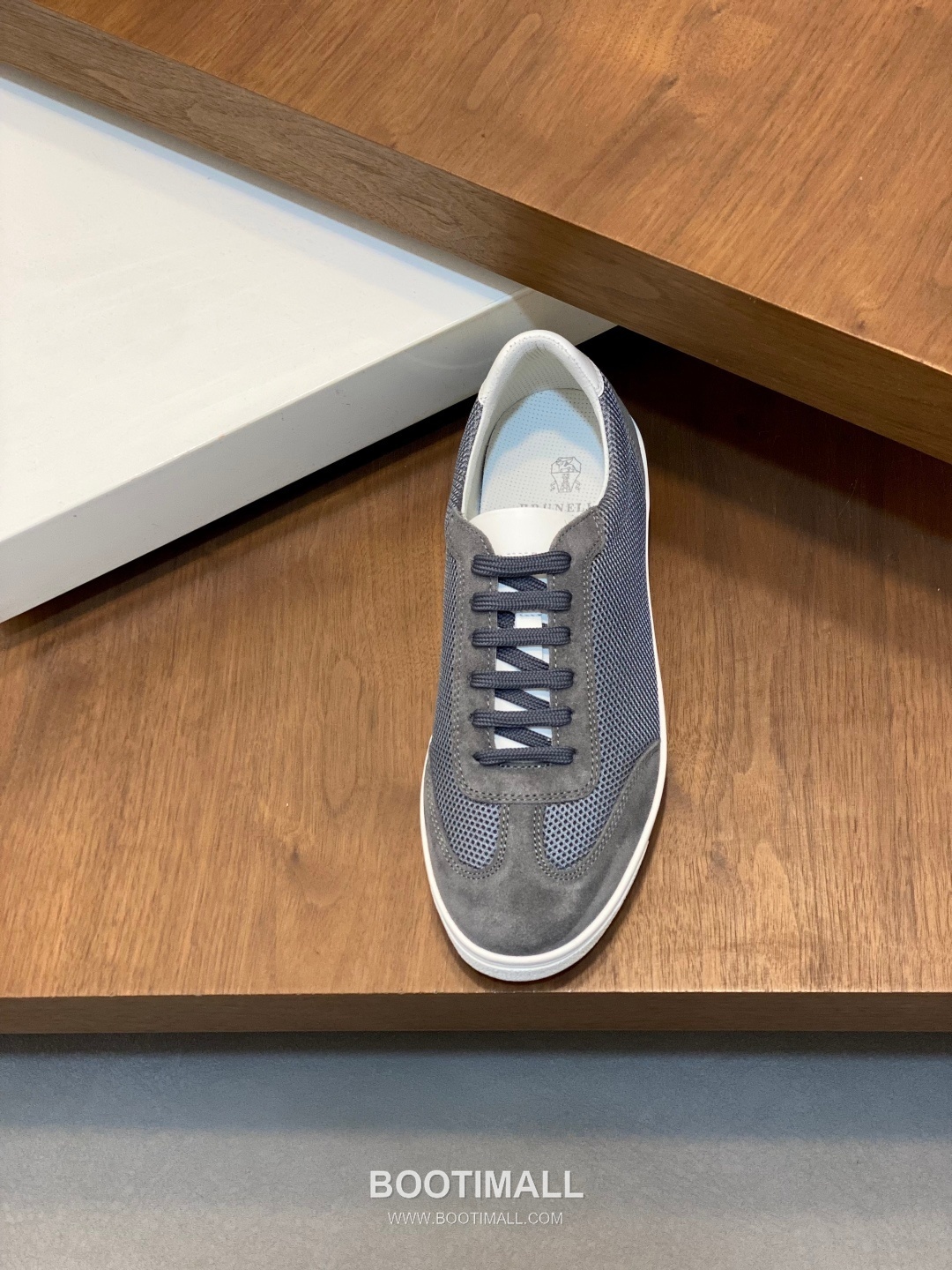 브루넬로쿠치넬리 캐시미어 스웨이드 펀칭디테일 로우탑 베이지 스니커즈 Brunello Cucinelli Cashmere Suede Perforated Low-top Beige Sneakers 6