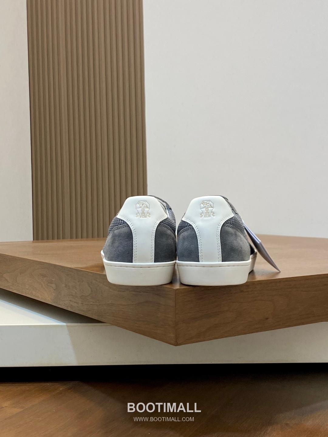 브루넬로쿠치넬리 캐시미어 스웨이드 펀칭디테일 로우탑 베이지 스니커즈 Brunello Cucinelli Cashmere Suede Perforated Low-top Beige Sneakers 8