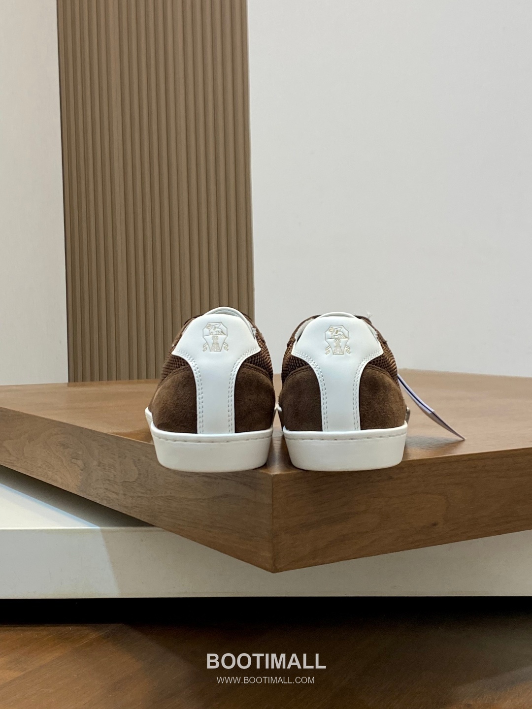 브루넬로쿠치넬리 캐시미어 스웨이드 펀칭디테일 로우탑 베이지 스니커즈 Brunello Cucinelli Cashmere Suede Perforated Low-top Beige Sneakers 8