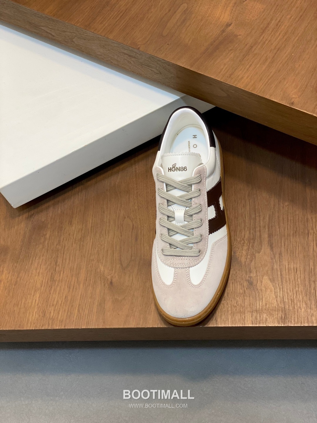 호간 H Patch 송아지가죽 컬러블록 로우탑 블랙 스니커즈 Hogan H Patch Calfskin Colorblock Low-top Black Sneakers 6