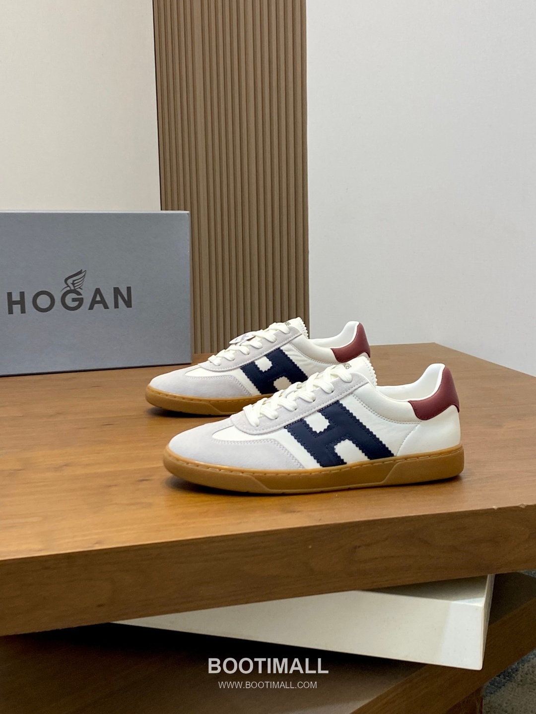 호간 H Patch 송아지가죽 컬러블록 로우탑 블랙 스니커즈 Hogan H Patch Calfskin Colorblock Low-top Black Sneakers 3