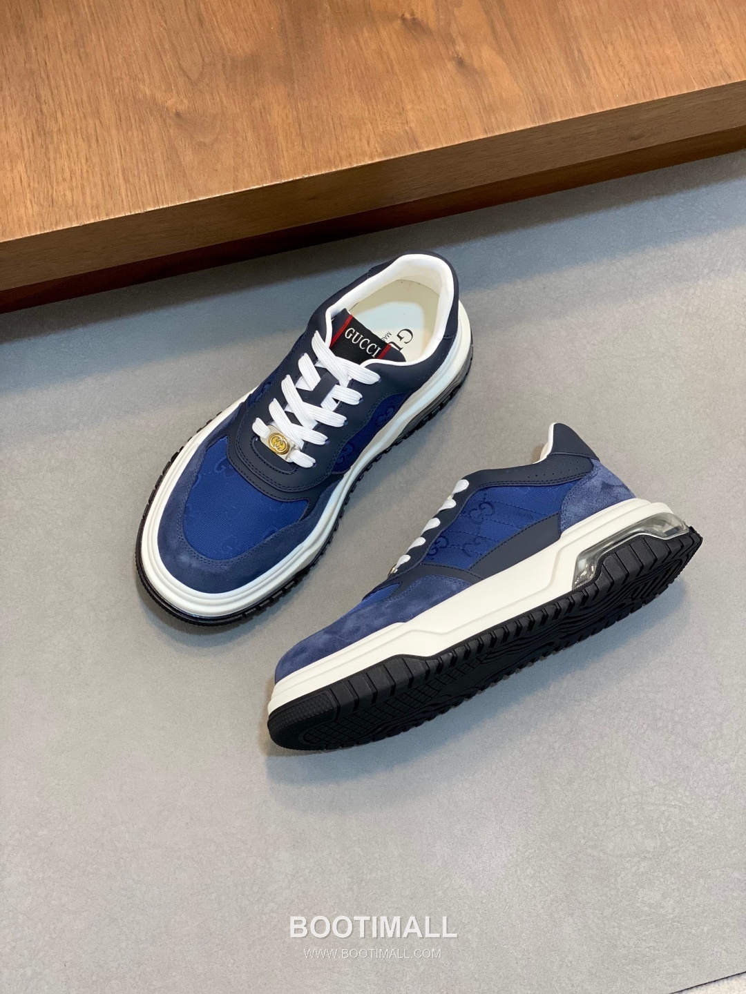 구찌 나파송아지가죽 로고디테일 로우탑 블랙 스니커즈 Gucci Nappa Calfskin Logo Detail Low-top Black Sneakers 5