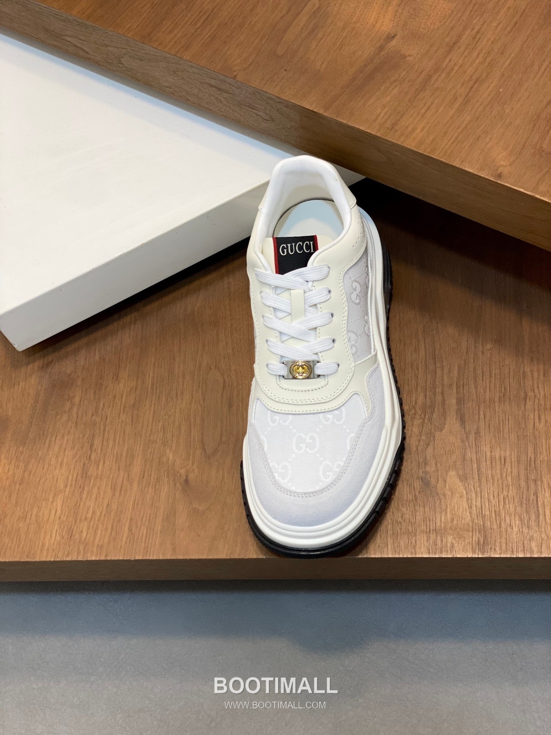 구찌 나파송아지가죽 로고디테일 로우탑 블랙 스니커즈 Gucci Nappa Calfskin Logo Detail Low-top Black Sneakers 6