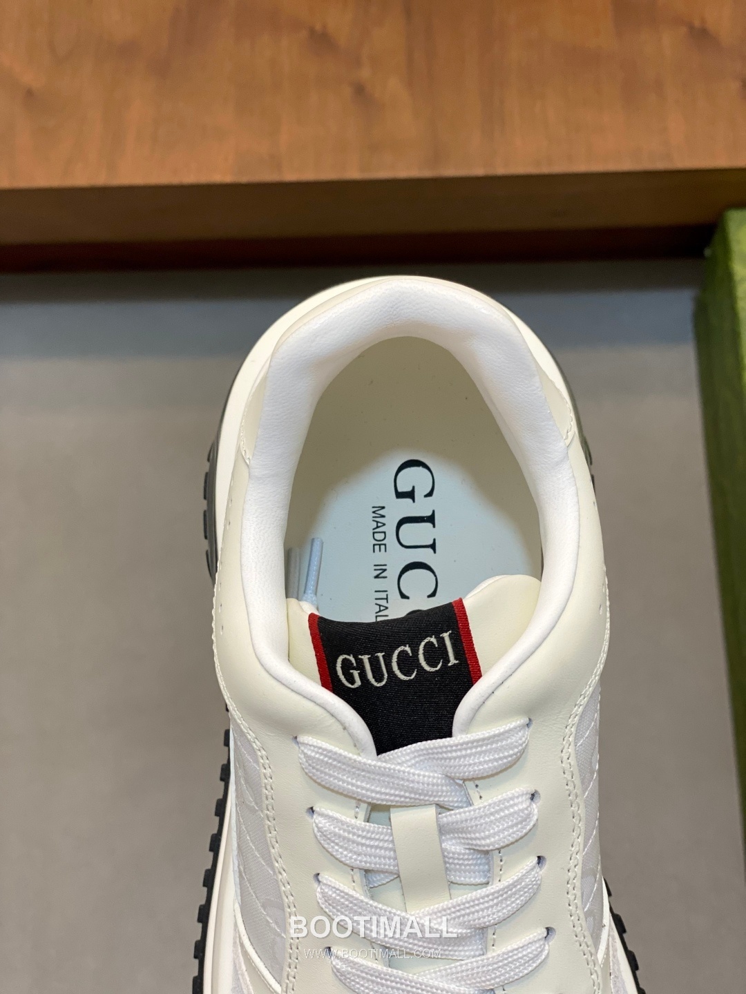 구찌 나파송아지가죽 로고디테일 로우탑 블랙 스니커즈 Gucci Nappa Calfskin Logo Detail Low-top Black Sneakers 7