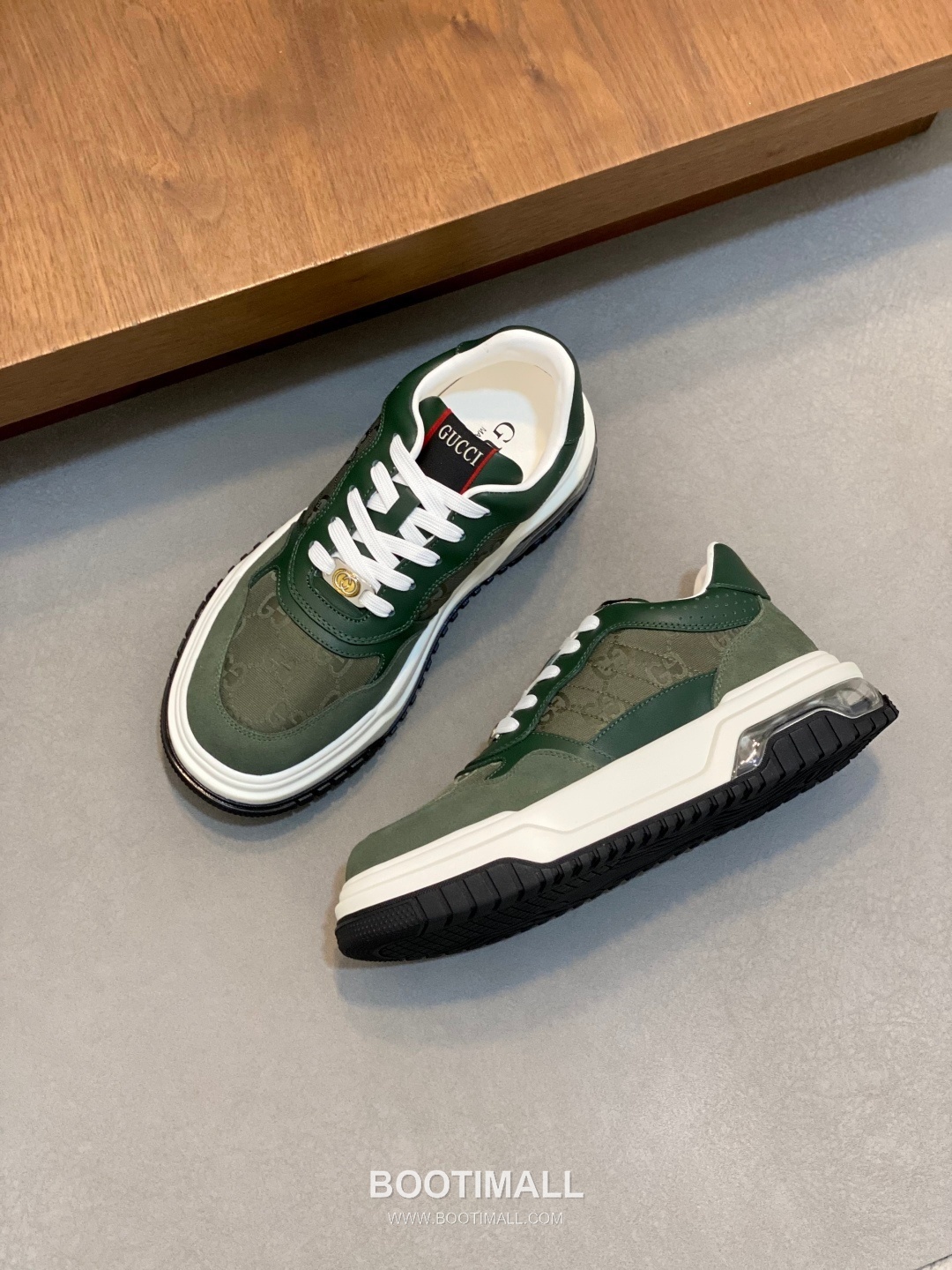 구찌 나파송아지가죽 로고디테일 로우탑 블랙 스니커즈 Gucci Nappa Calfskin Logo Detail Low-top Black Sneakers 5