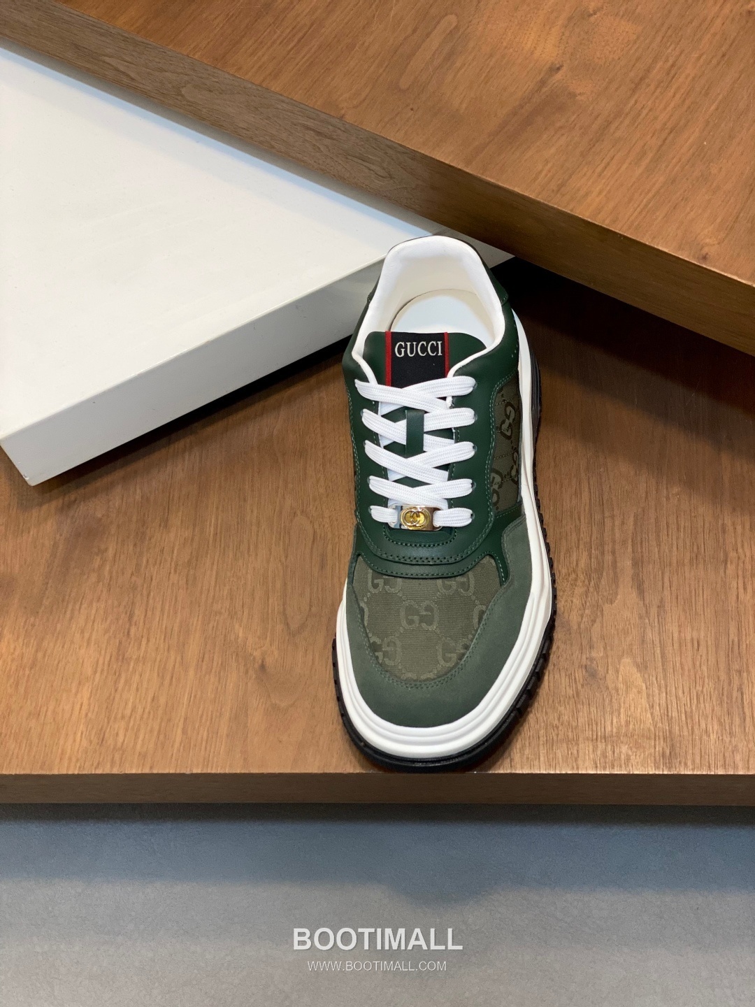 구찌 나파송아지가죽 로고디테일 로우탑 블랙 스니커즈 Gucci Nappa Calfskin Logo Detail Low-top Black Sneakers 6