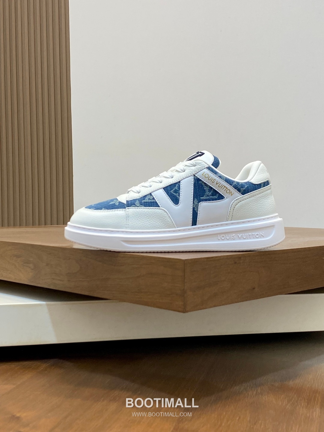 루이비통 모노그램 송아지가죽 에어쿠션 플랫폼 블랙 스니커즈 Louis Vuitton Monogram Calfskin Air Cushion Platform Black Sneakers 5cm 2