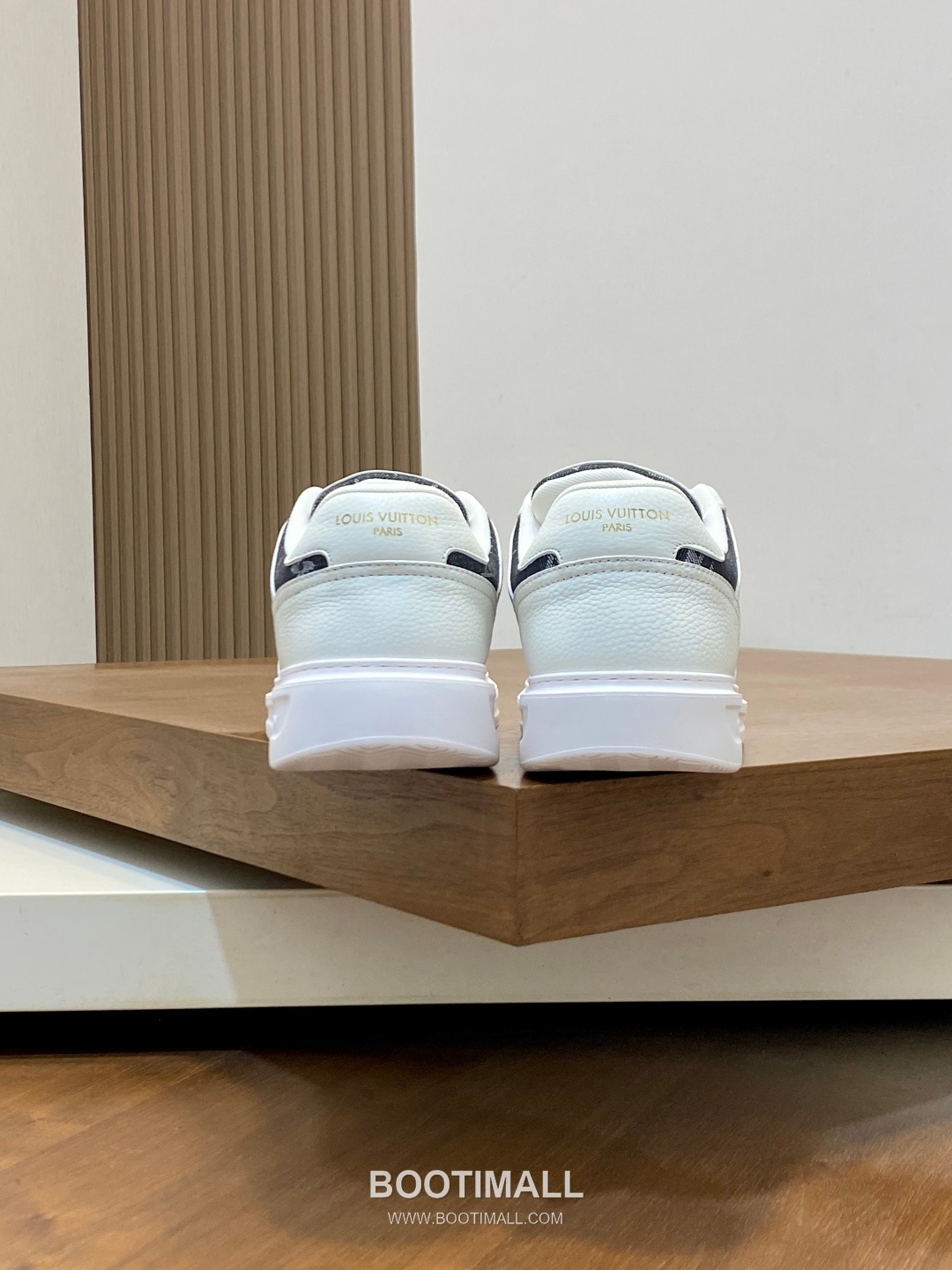 루이비통 모노그램 송아지가죽 에어쿠션 플랫폼 블랙 스니커즈 Louis Vuitton Monogram Calfskin Air Cushion Platform Black Sneakers 5cm 8