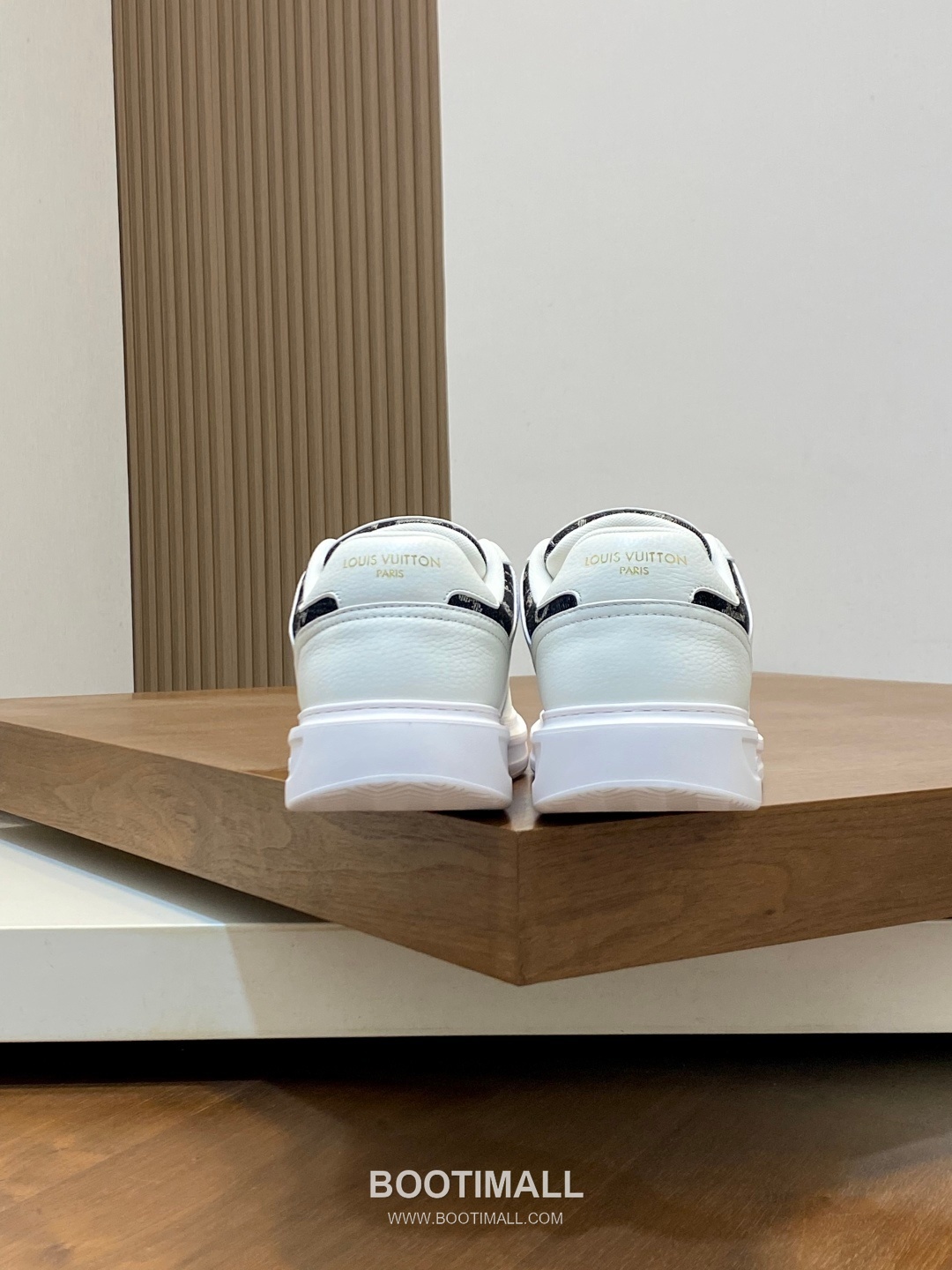 루이비통 모노그램 송아지가죽 에어쿠션 플랫폼 블랙 스니커즈 Louis Vuitton Monogram Calfskin Air Cushion Platform Black Sneakers 5cm 8