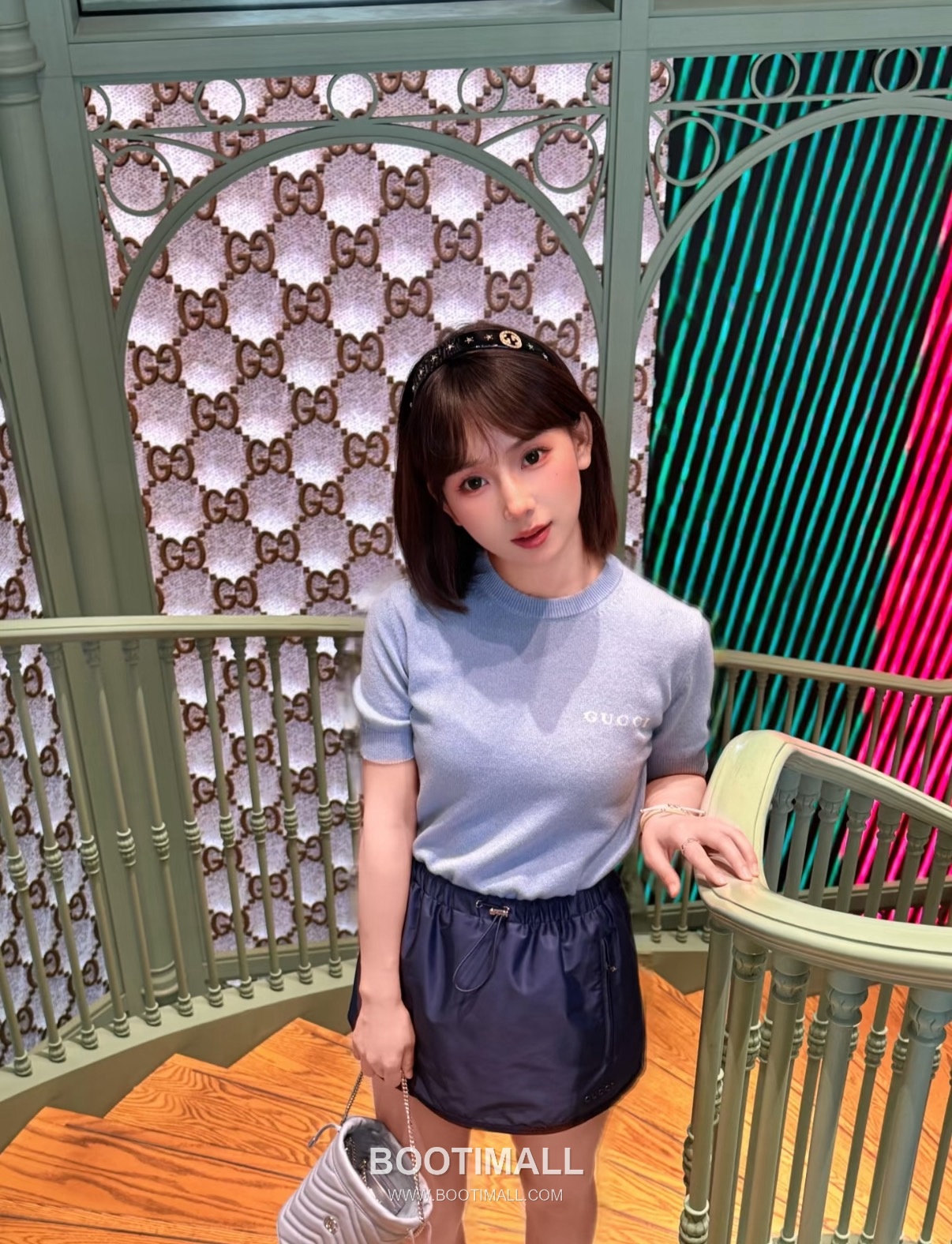 구찌 2026SS 울캐시미어 인타르시아 슬림핏 반팔 니트 Gucci 2026 SS Wool Cashmere Intarsia Slim Fit Short Sleeve Knit 14