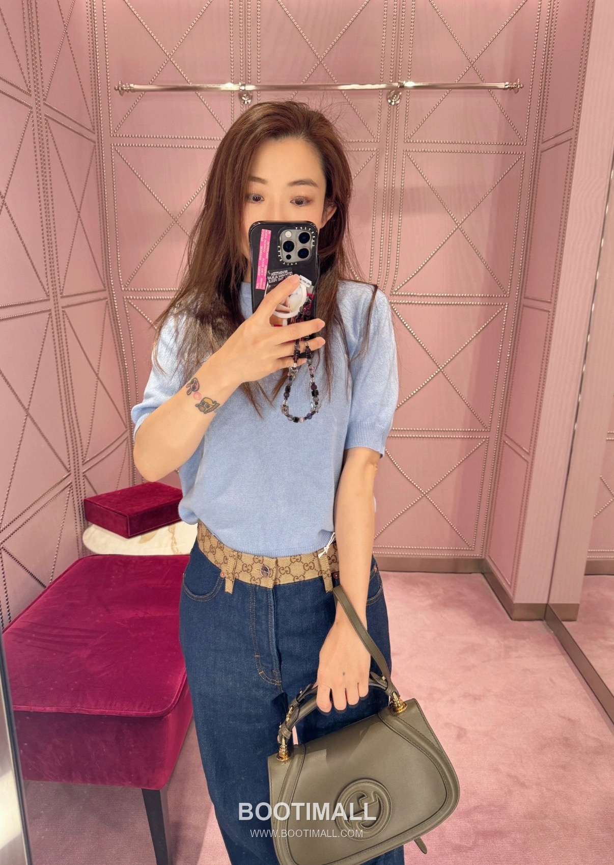 구찌 2026SS 울캐시미어 인타르시아 슬림핏 반팔 니트 Gucci 2026 SS Wool Cashmere Intarsia Slim Fit Short Sleeve Knit 16