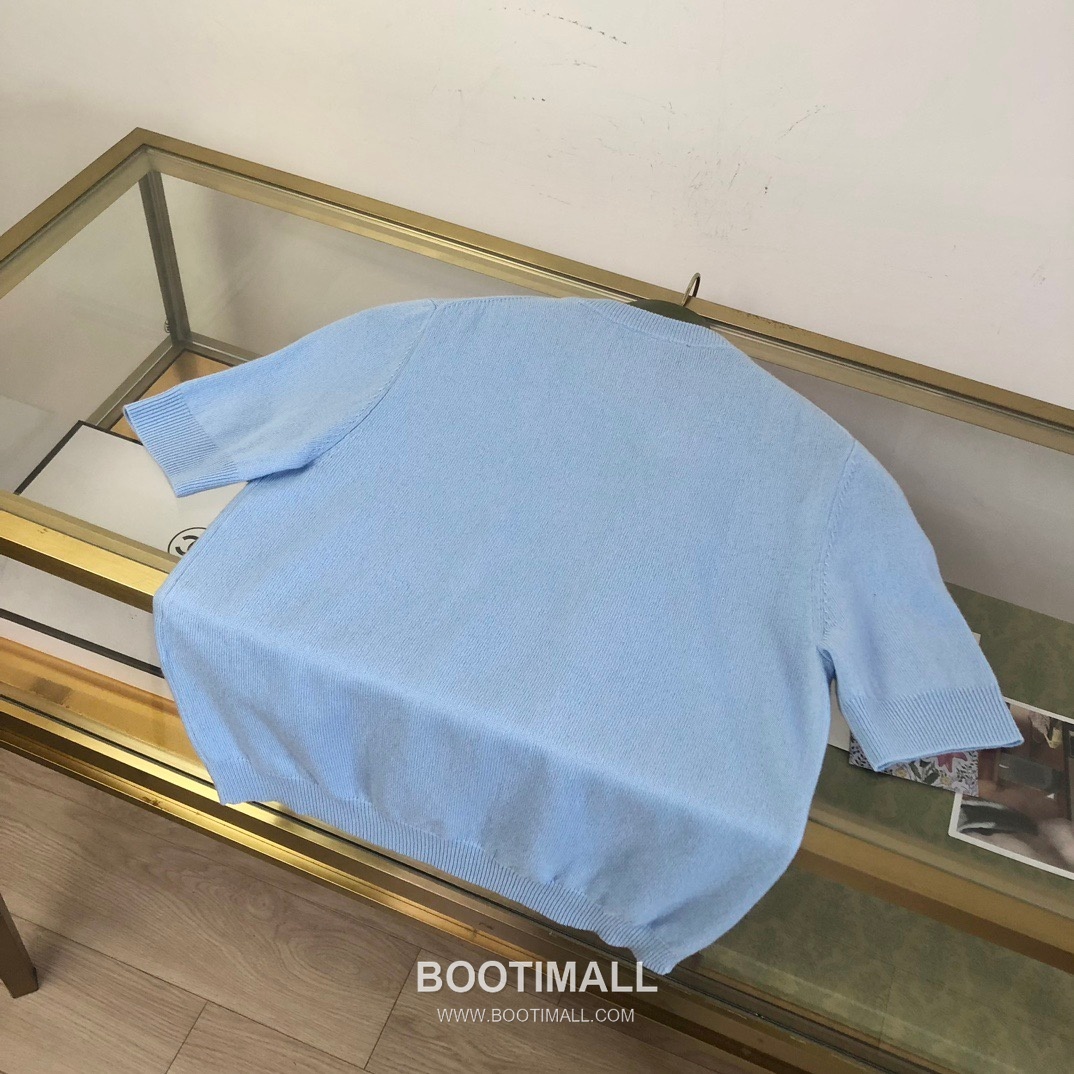 구찌 2026SS 울캐시미어 인타르시아 슬림핏 반팔 니트 Gucci 2026 SS Wool Cashmere Intarsia Slim Fit Short Sleeve Knit 24