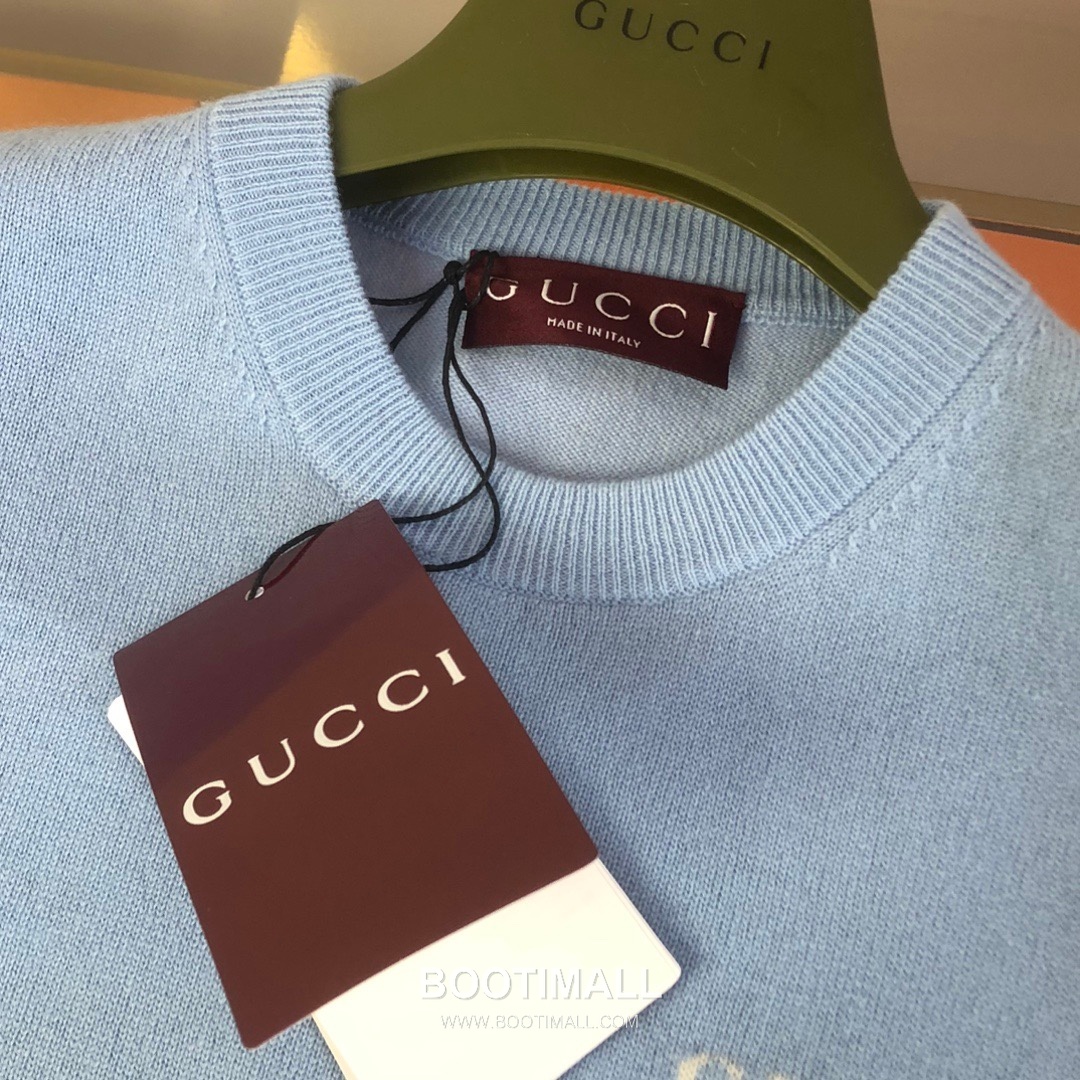 구찌 2026SS 울캐시미어 인타르시아 슬림핏 반팔 니트 Gucci 2026 SS Wool Cashmere Intarsia Slim Fit Short Sleeve Knit 26