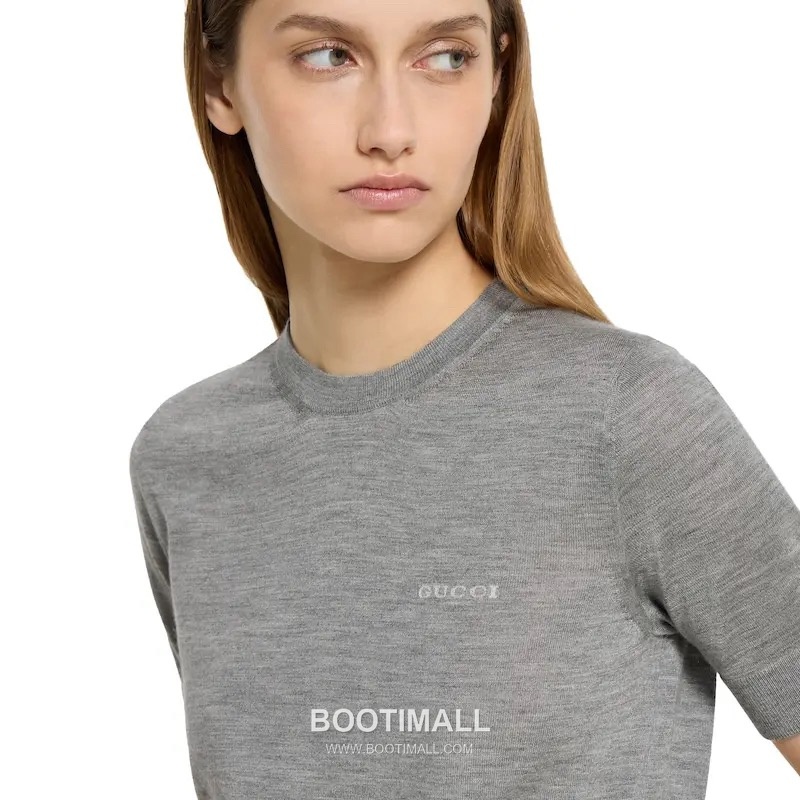 구찌 2026SS 울캐시미어 인타르시아 슬림핏 반팔 니트 Gucci 2026 SS Wool Cashmere Intarsia Slim Fit Short Sleeve Knit 7