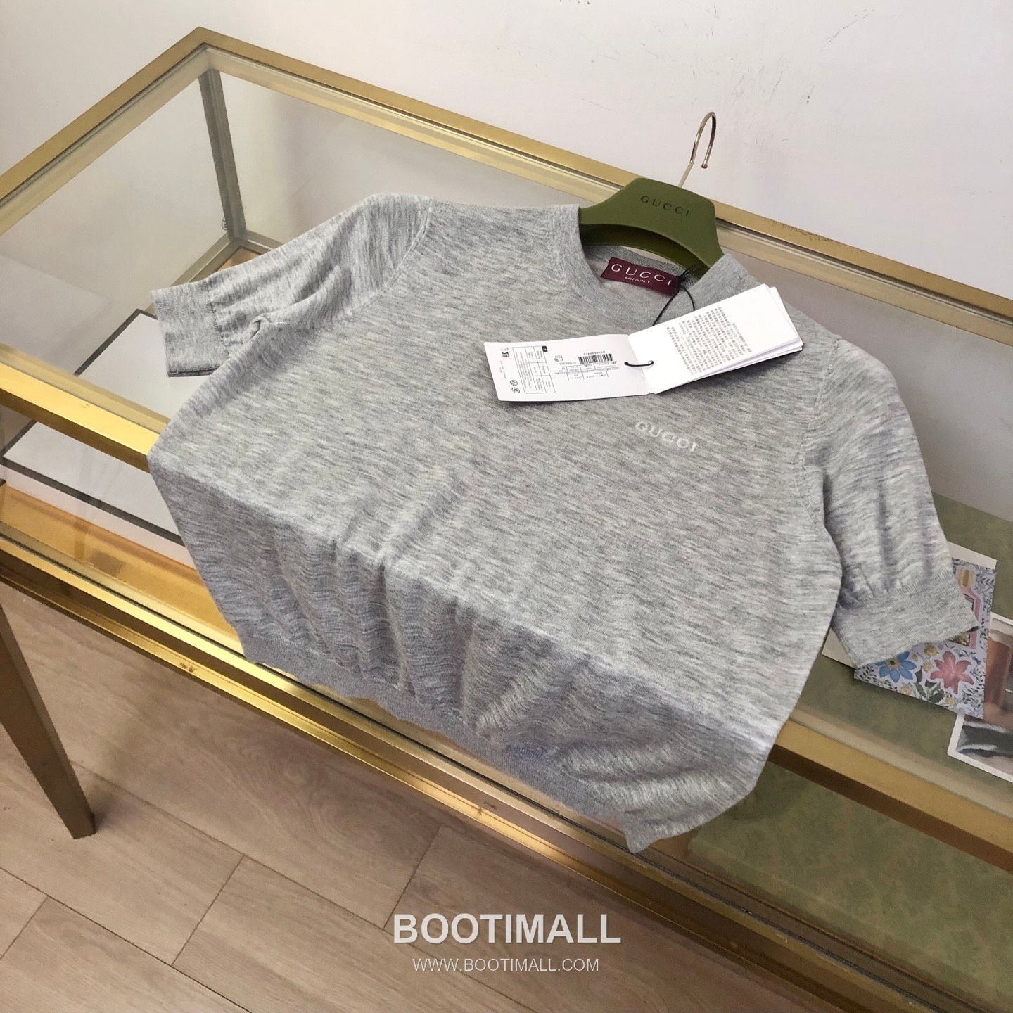 구찌 2026SS 울캐시미어 인타르시아 슬림핏 반팔 니트 Gucci 2026 SS Wool Cashmere Intarsia Slim Fit Short Sleeve Knit 10