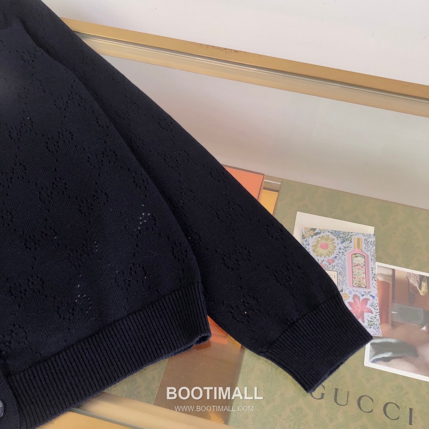 구찌 2026SS 실크코튼 GG메쉬 자카드 루즈핏 긴팔 가디건 Gucci 2026 SS Silk Cotton GG Mesh Jacquard Loose Fit Long Sleeve Cardigan 9