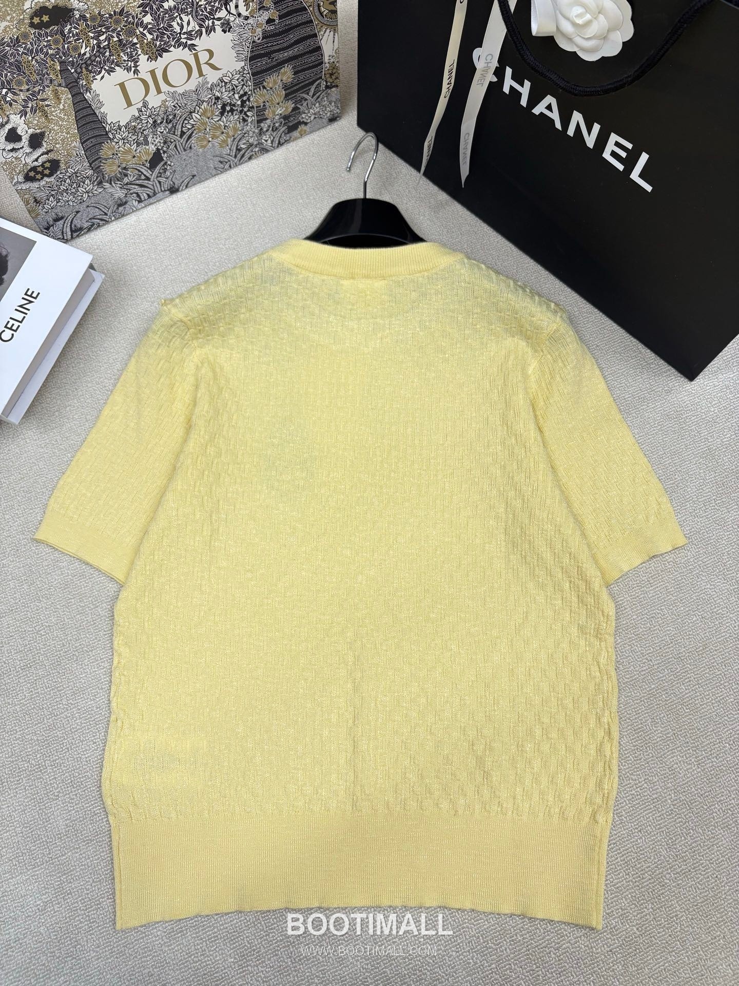 구찌 2026SS 울코튼 자카드 로고패치 슬림핏 반팔 니트 Gucci 2026 SS Wool Cotton Jacquard Logo Patch Slim Fit Short Sleeve Knit 10