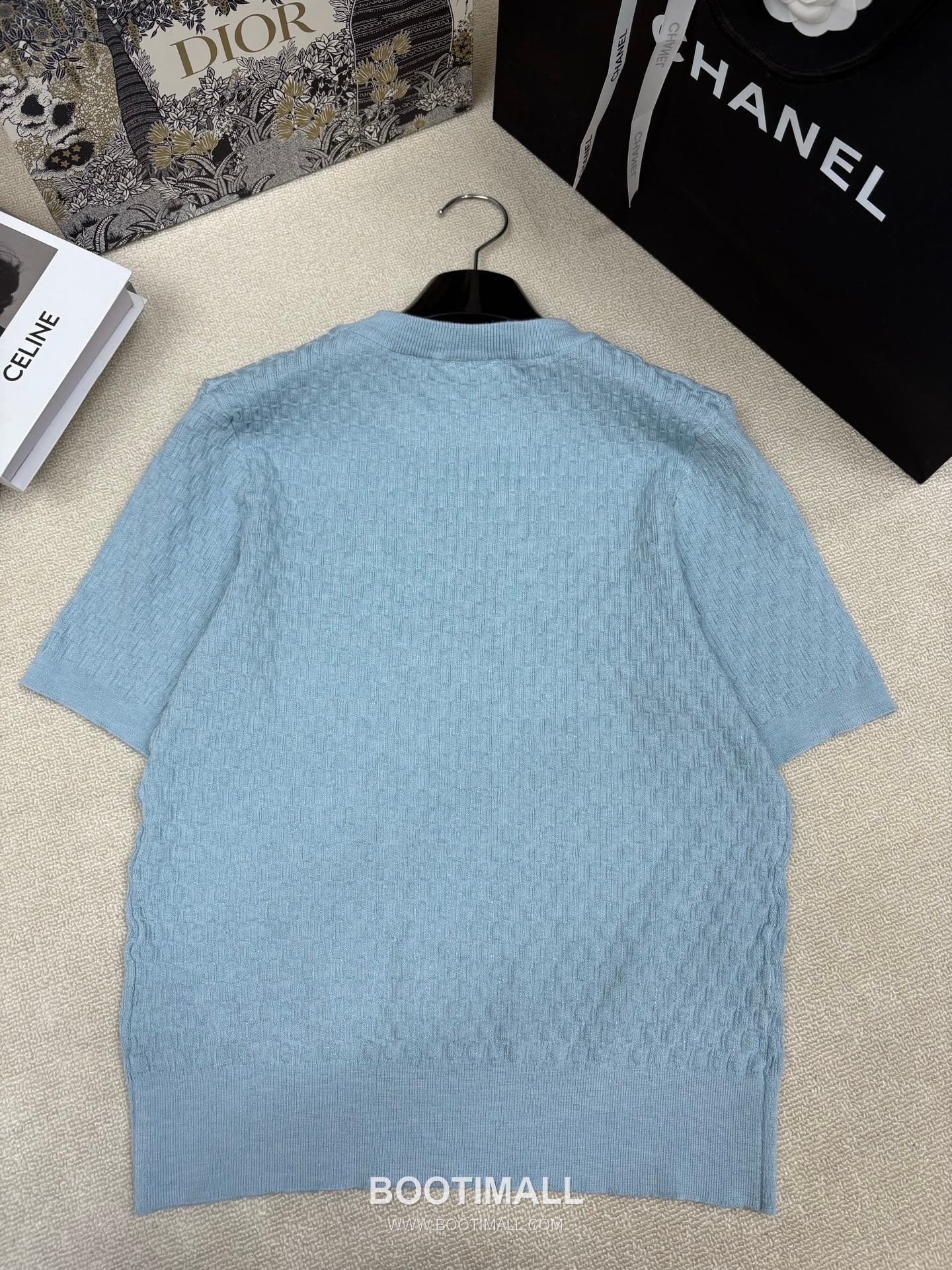 구찌 2026SS 울코튼 자카드 로고패치 슬림핏 반팔 니트 Gucci 2026 SS Wool Cotton Jacquard Logo Patch Slim Fit Short Sleeve Knit 10