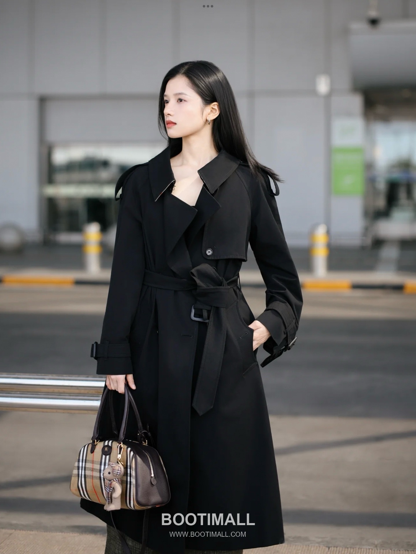 버버리 2026SS 개버딘 체크안감 벨티드 롱 트렌치코트 Burberry 2026 SS Gabardine Check Lining Belted Long Trench Coat 2