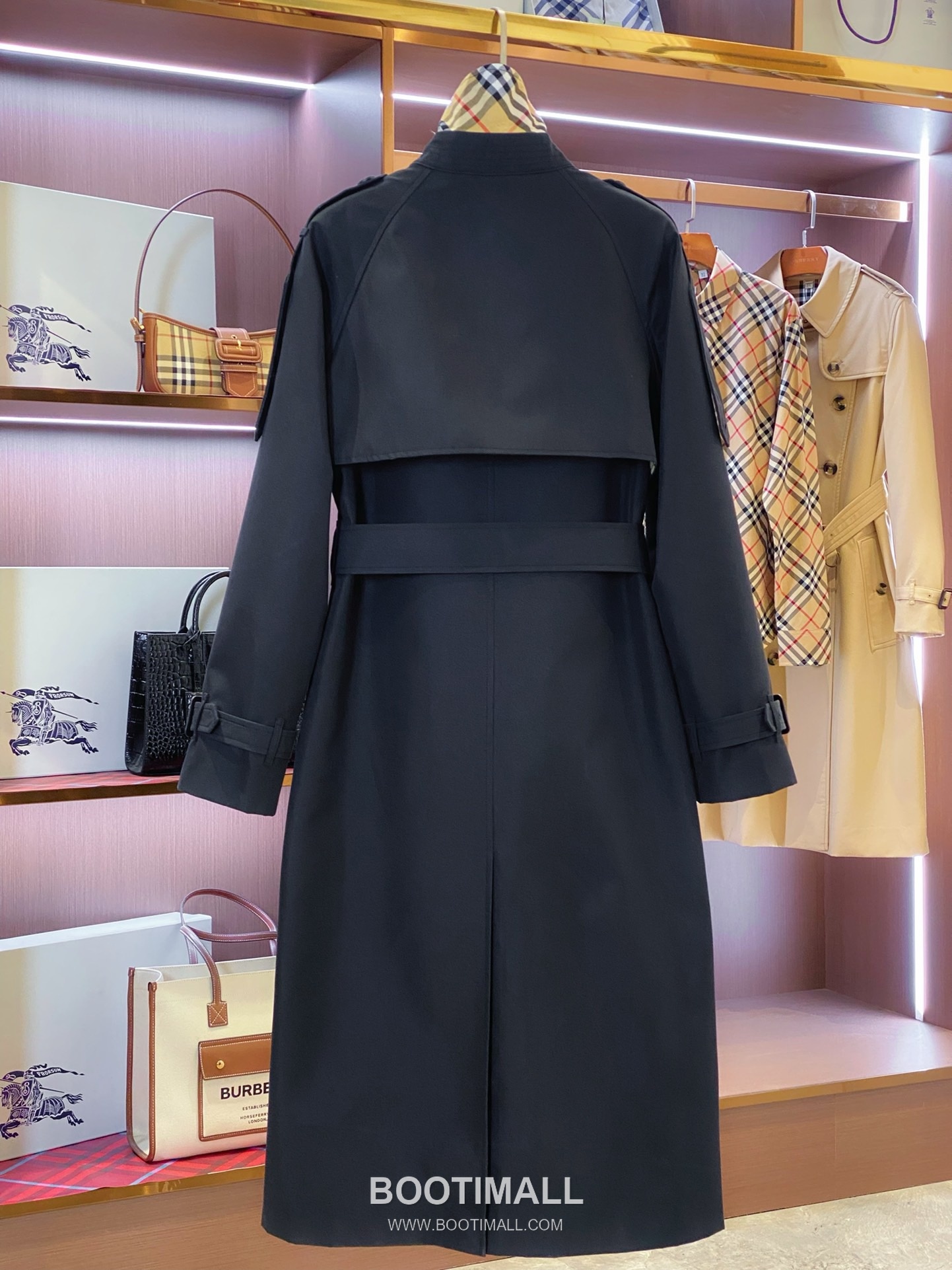 버버리 2026SS 개버딘 체크안감 벨티드 롱 트렌치코트 Burberry 2026 SS Gabardine Check Lining Belted Long Trench Coat 14