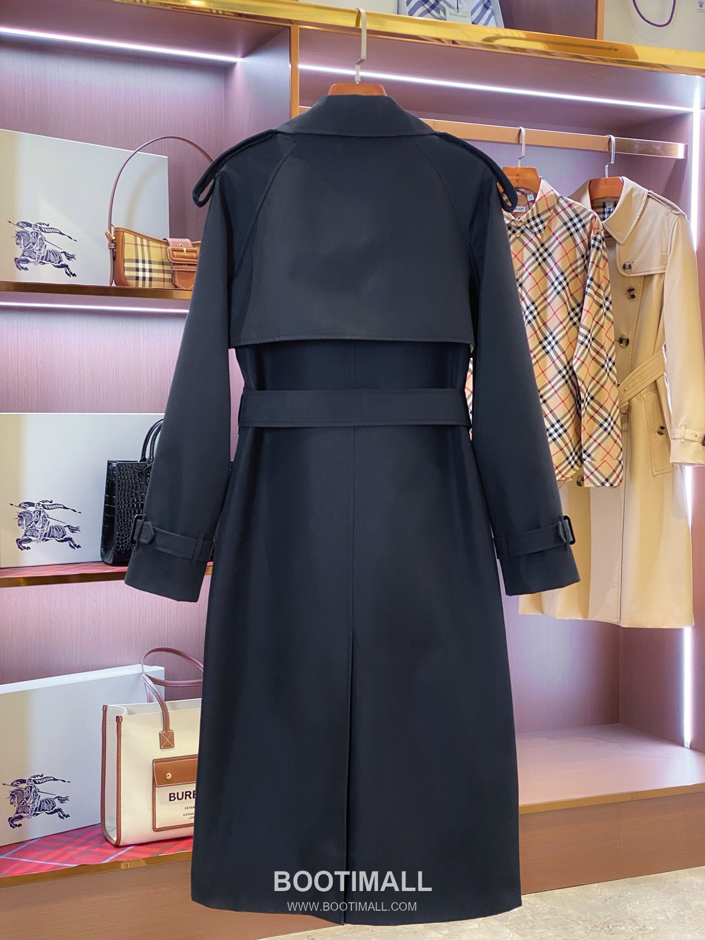 버버리 2026SS 개버딘 체크안감 벨티드 롱 트렌치코트 Burberry 2026 SS Gabardine Check Lining Belted Long Trench Coat 15